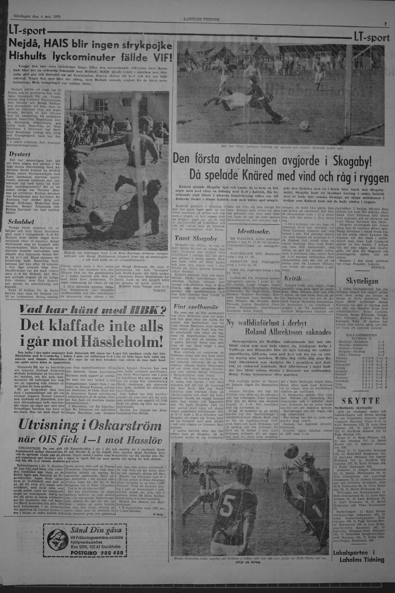 Laholms Tidning Måndag 4 maj 1970, sida 7