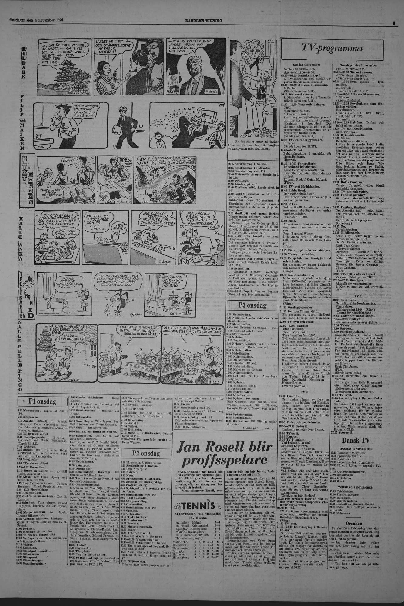 Laholms Tidning Onsdag 4 november 1970, sida 5