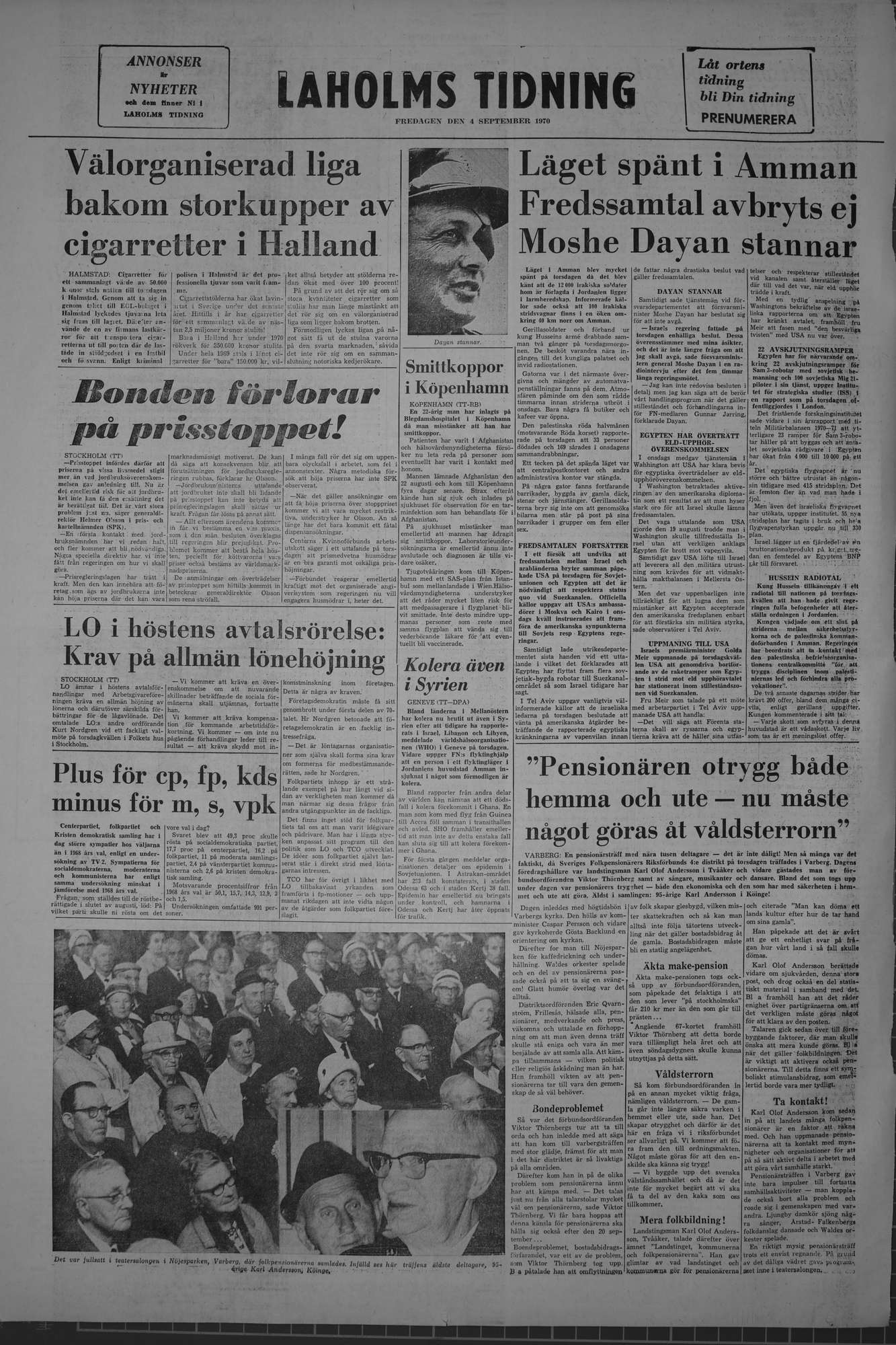 Laholms Tidning Fredag 4 september 1970, sida 8