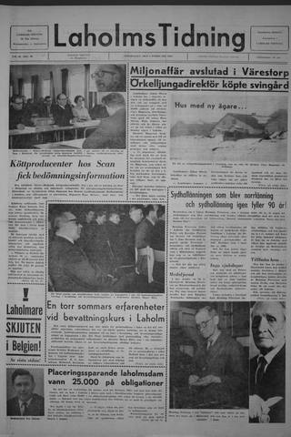 Förstasidan, Torsdag 5 februari 1970