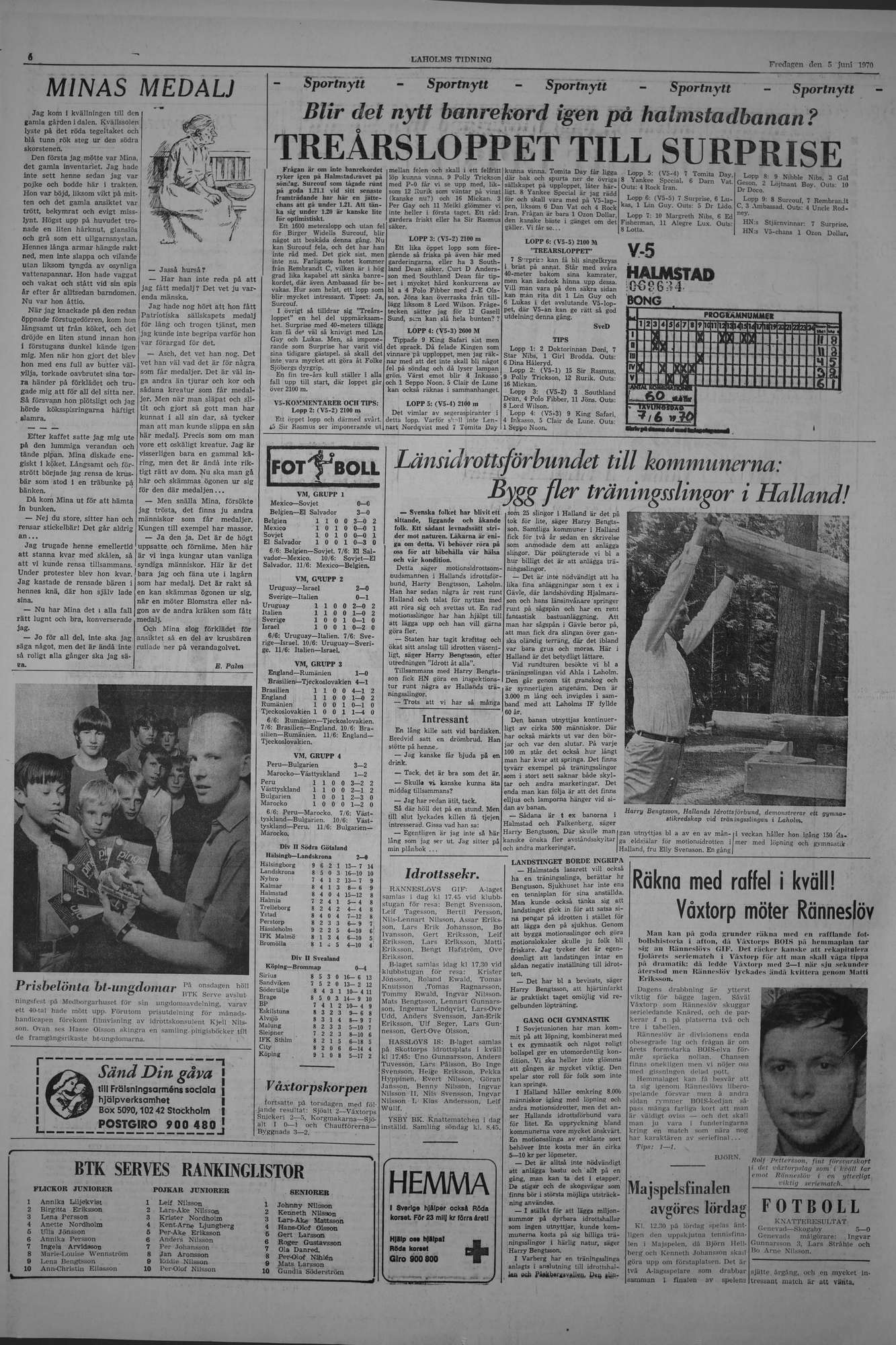Laholms Tidning Fredag 5 juni 1970, sida 6