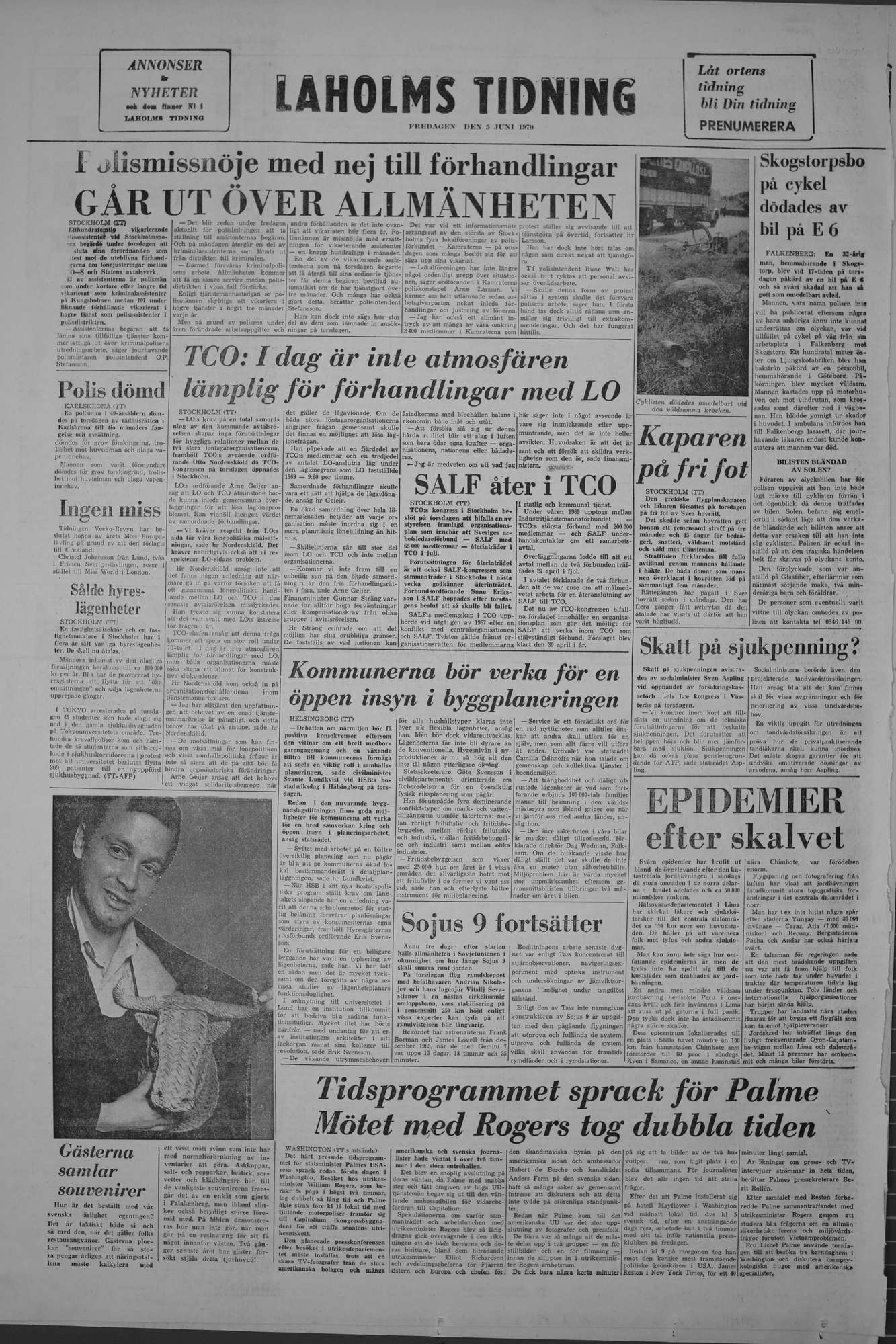 Laholms Tidning Fredag 5 juni 1970, sida 8