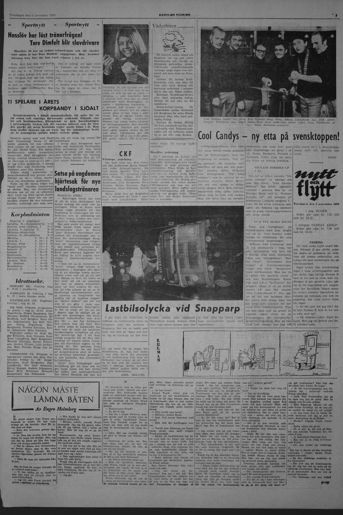 Laholms Tidning Torsdag 5 november 1970, sida 7