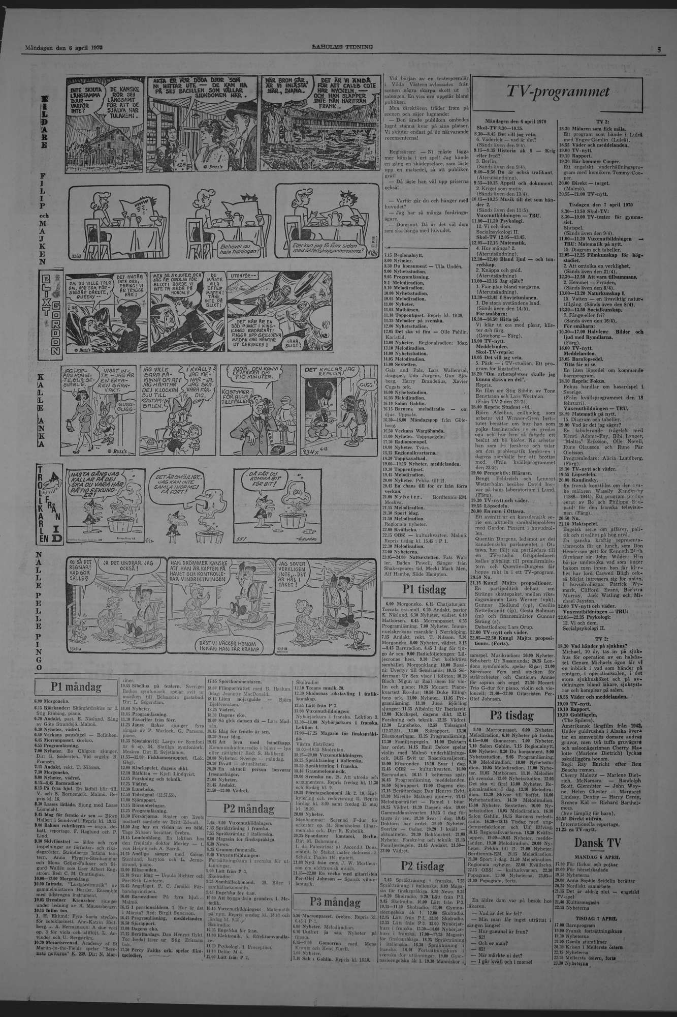 Laholms Tidning Måndag 6 april 1970, sida 5