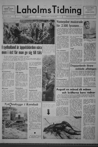 Förstasidan, Torsdag 6 augusti 1970