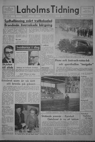 Förstasidan, Fredag 6 februari 1970
