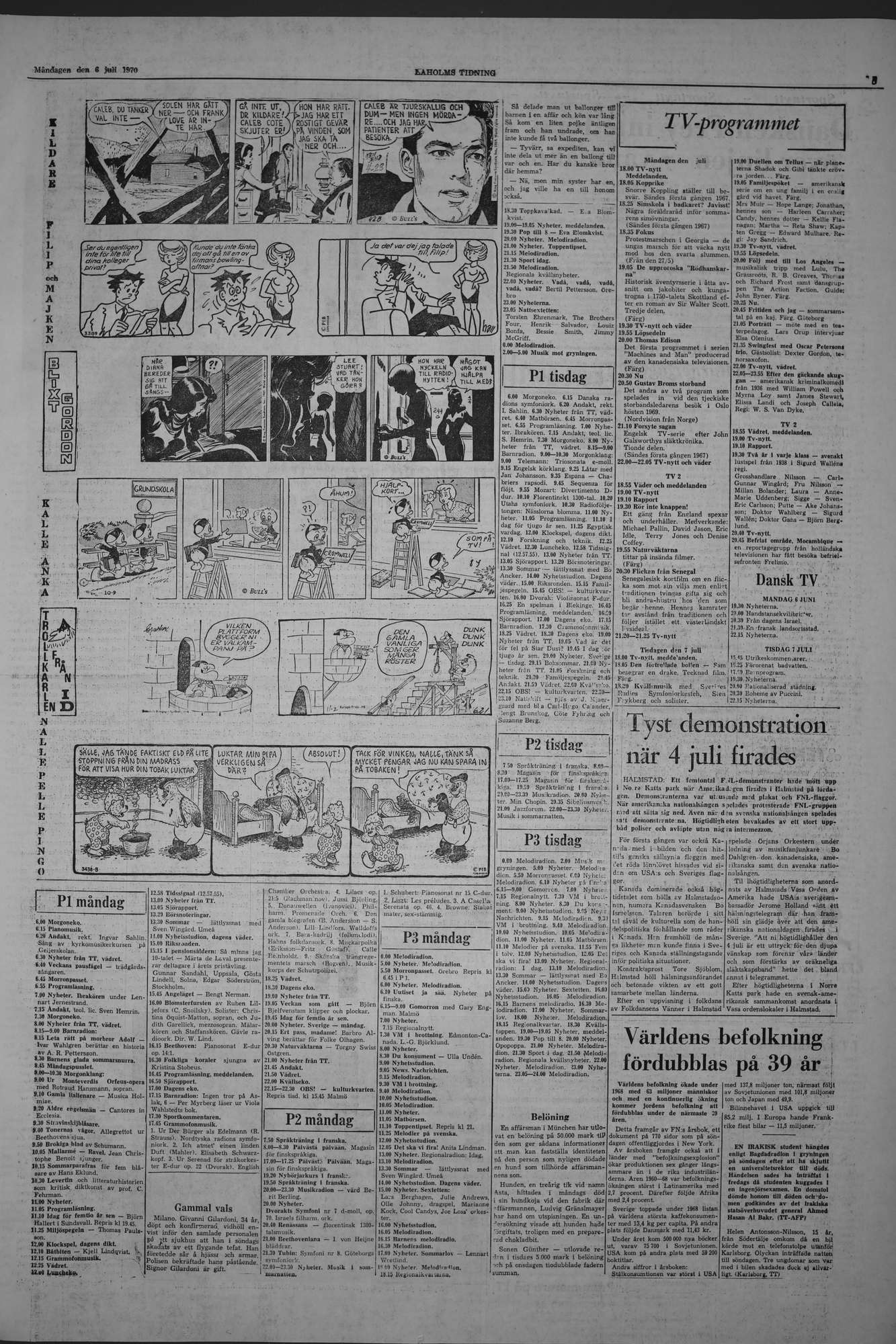Laholms Tidning Måndag 6 juli 1970, sida 5