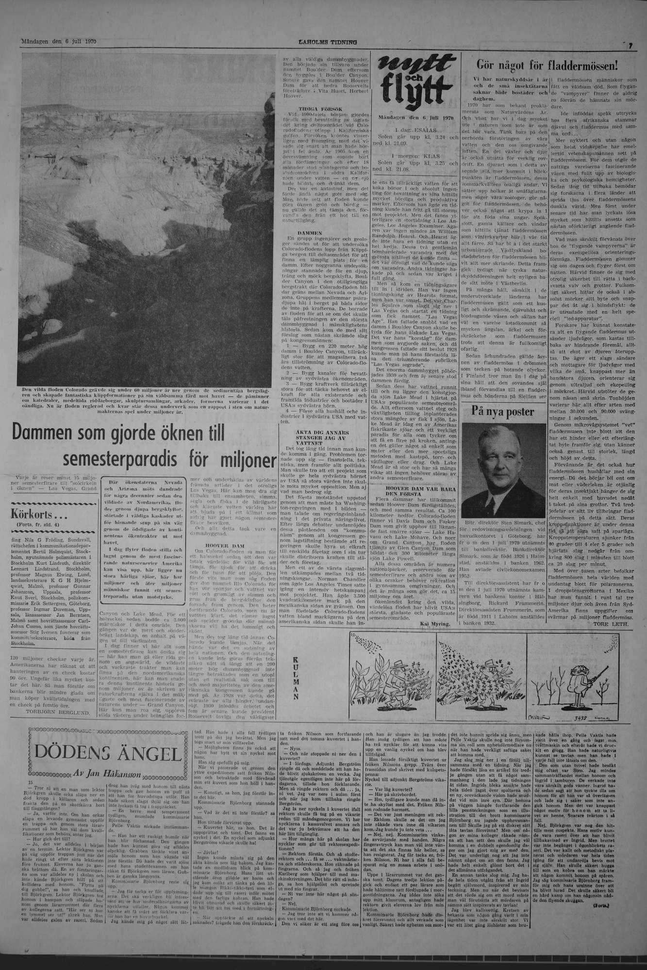 Laholms Tidning Måndag 6 juli 1970, sida 7