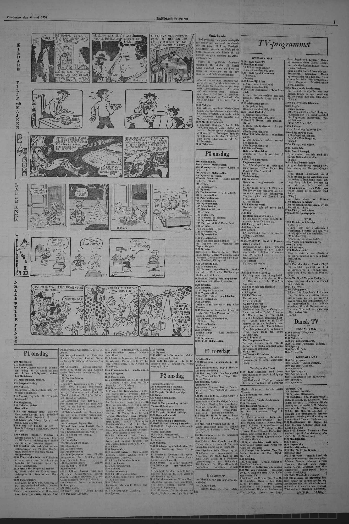 Laholms Tidning Onsdag 6 maj 1970, sida 5