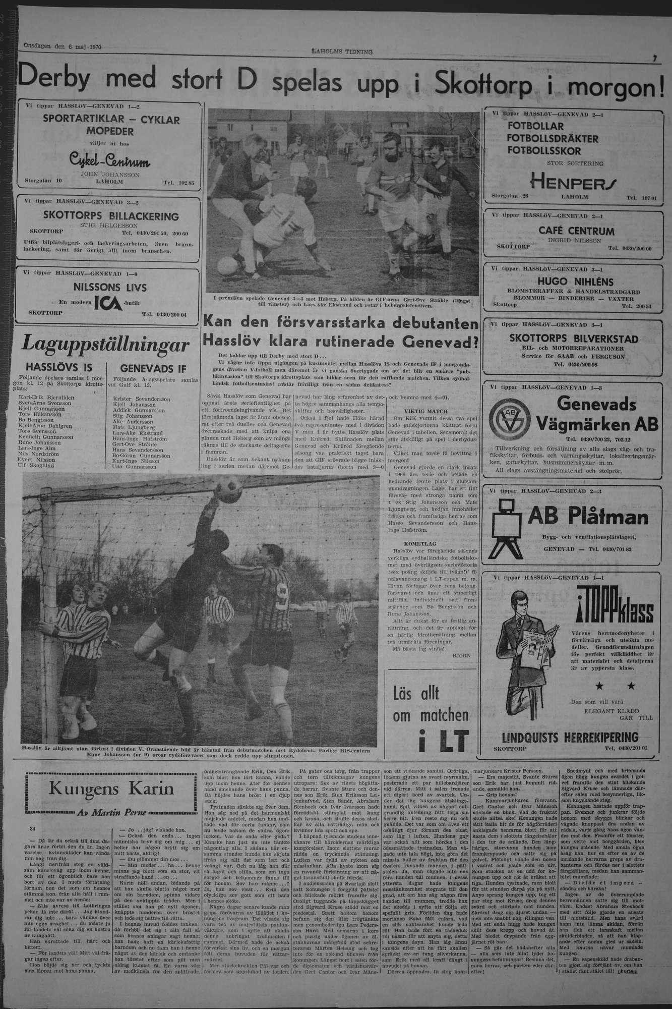 Laholms Tidning Onsdag 6 maj 1970, sida 7