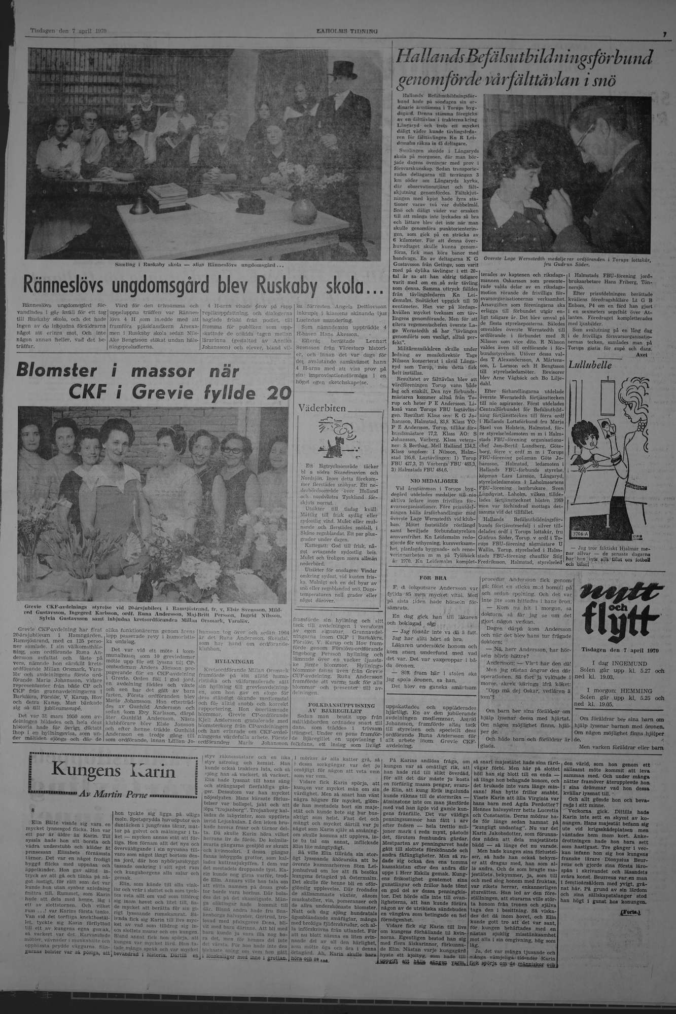 Laholms Tidning Tisdag 7 april 1970, sida 7