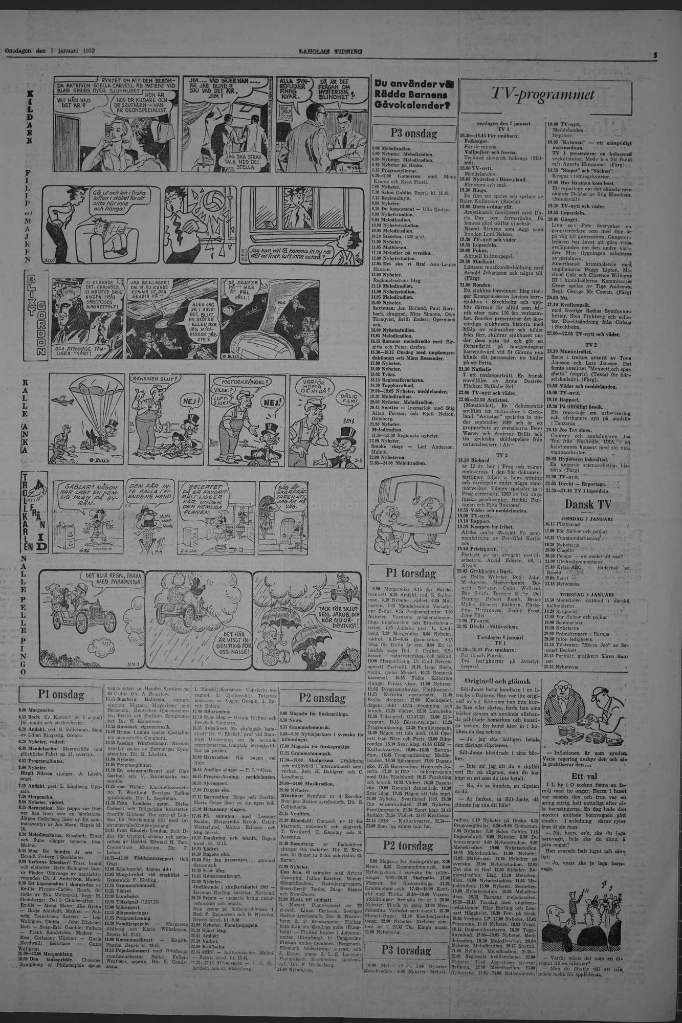 Laholms Tidning Onsdag 7 januari 1970, sida 5