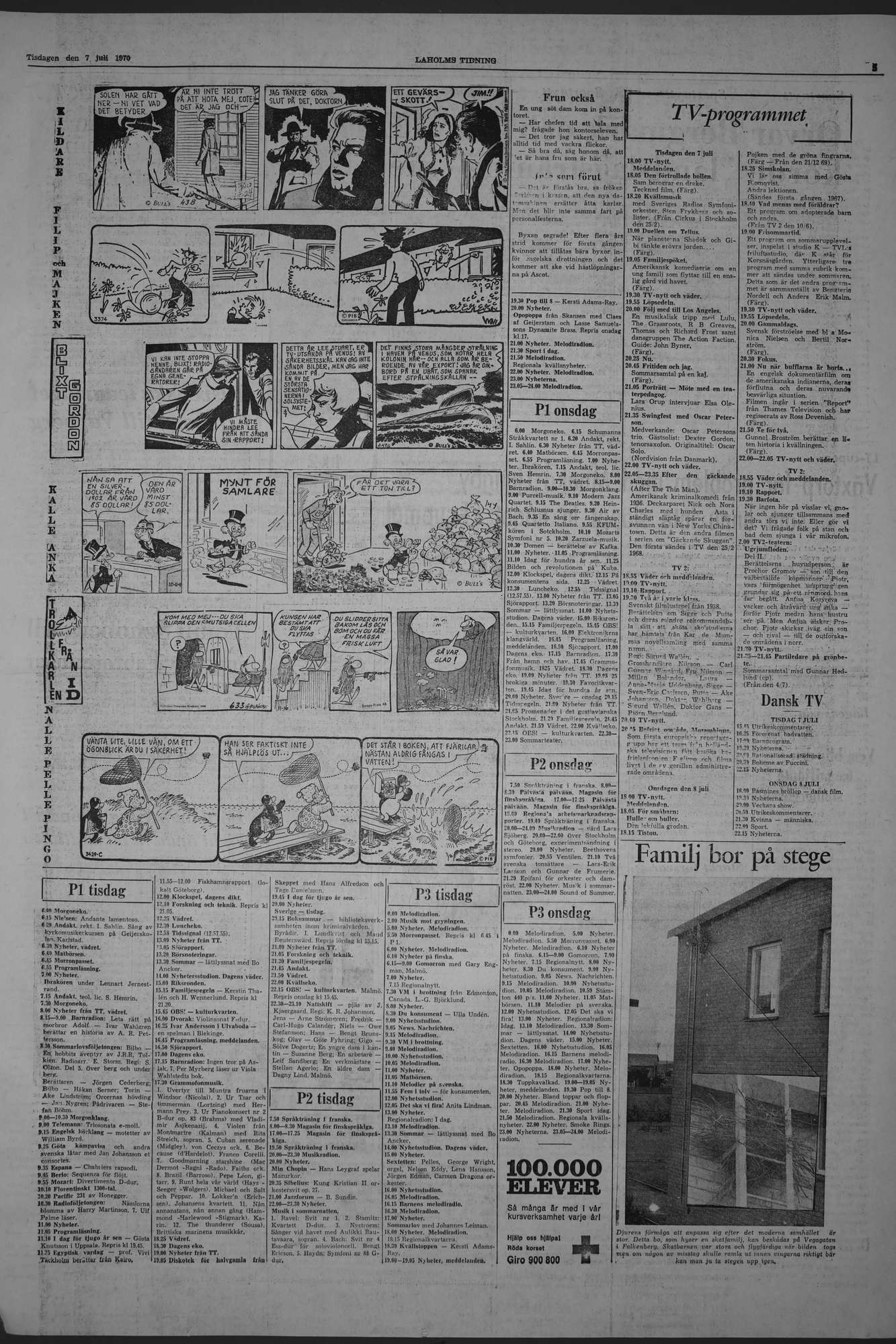 Laholms Tidning Tisdag 7 juli 1970, sida 5