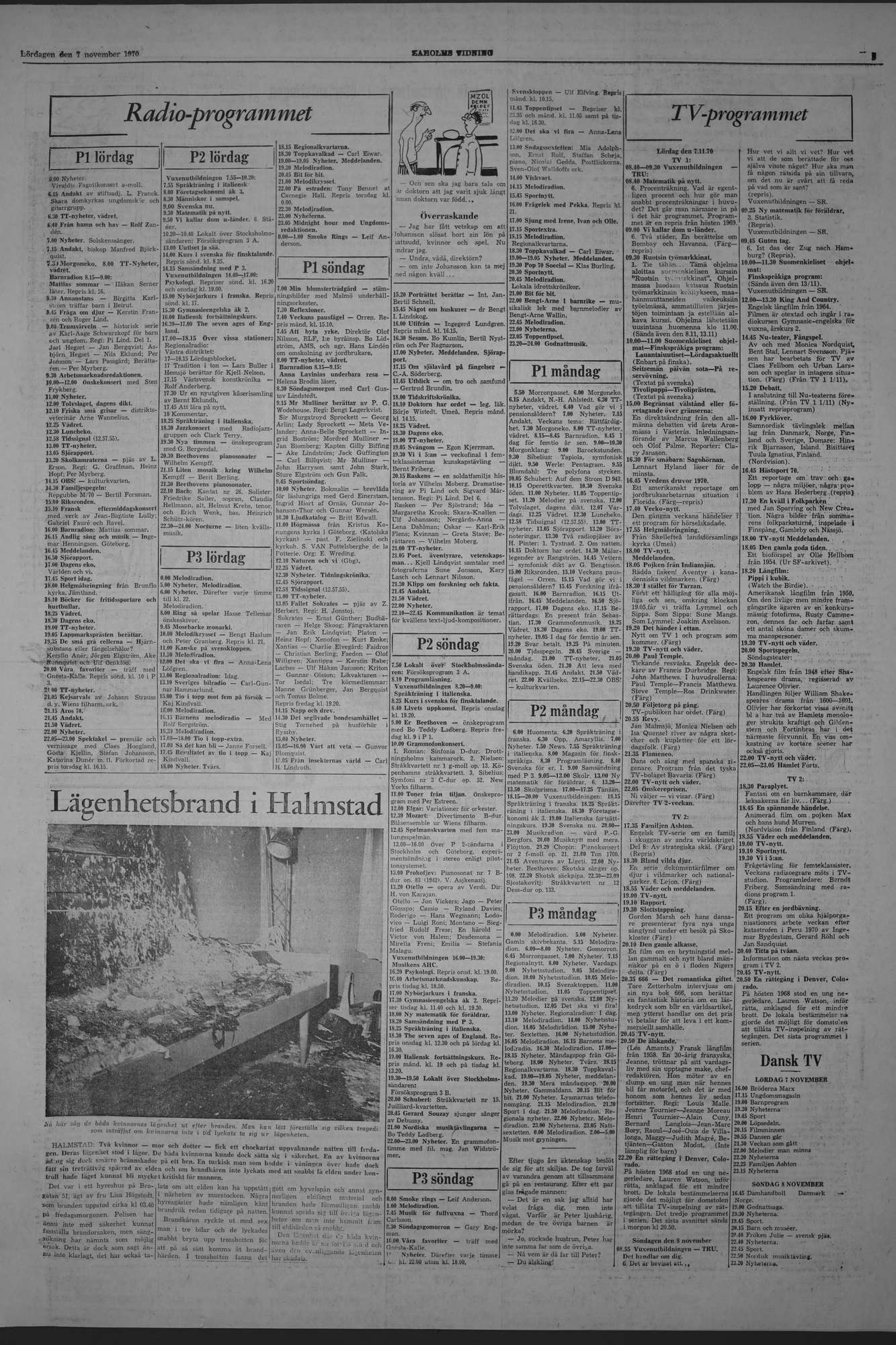 Laholms Tidning Lördag 7 november 1970, sida 5