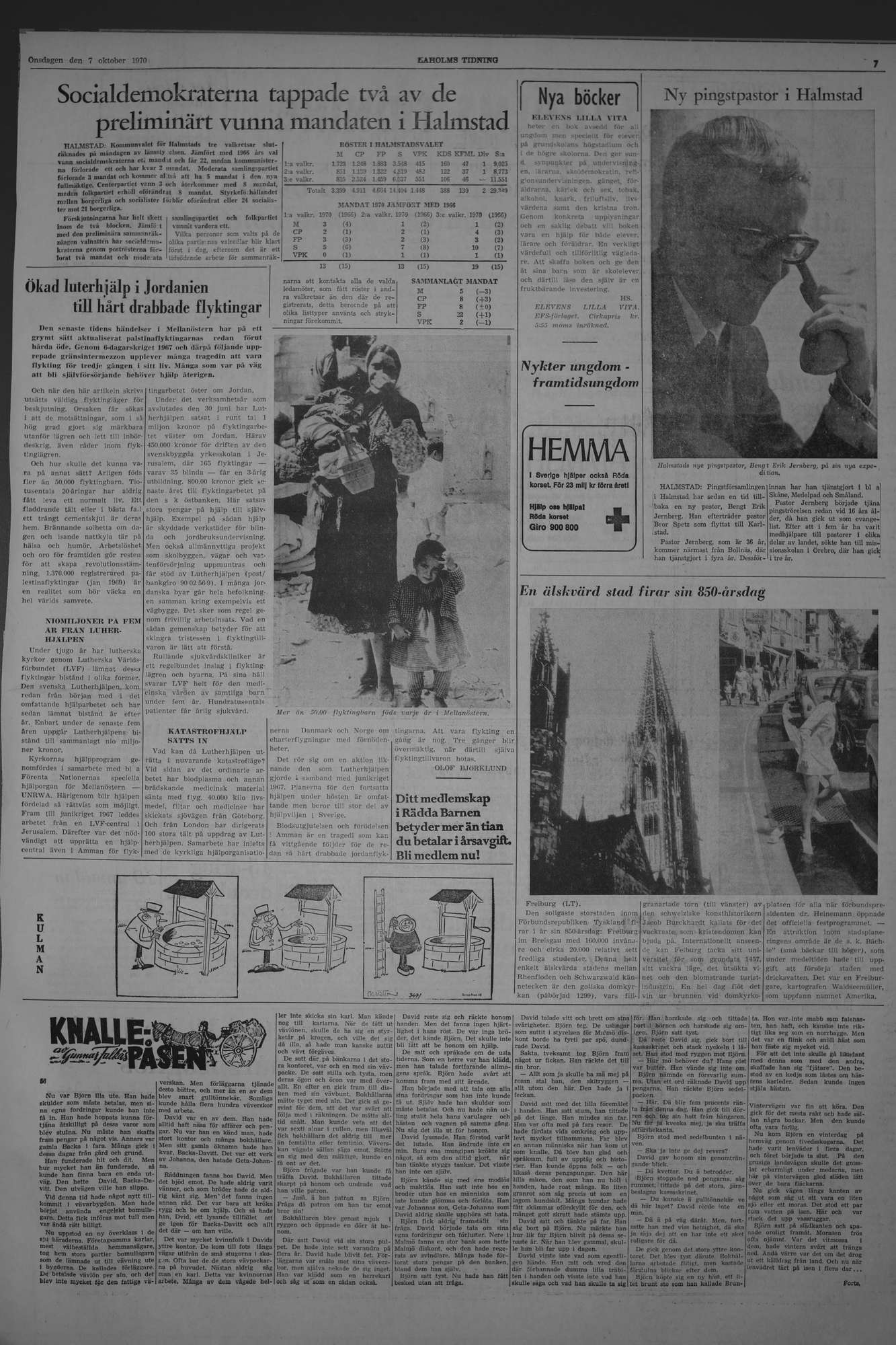 Laholms Tidning Onsdag 7 oktober 1970, sida 7