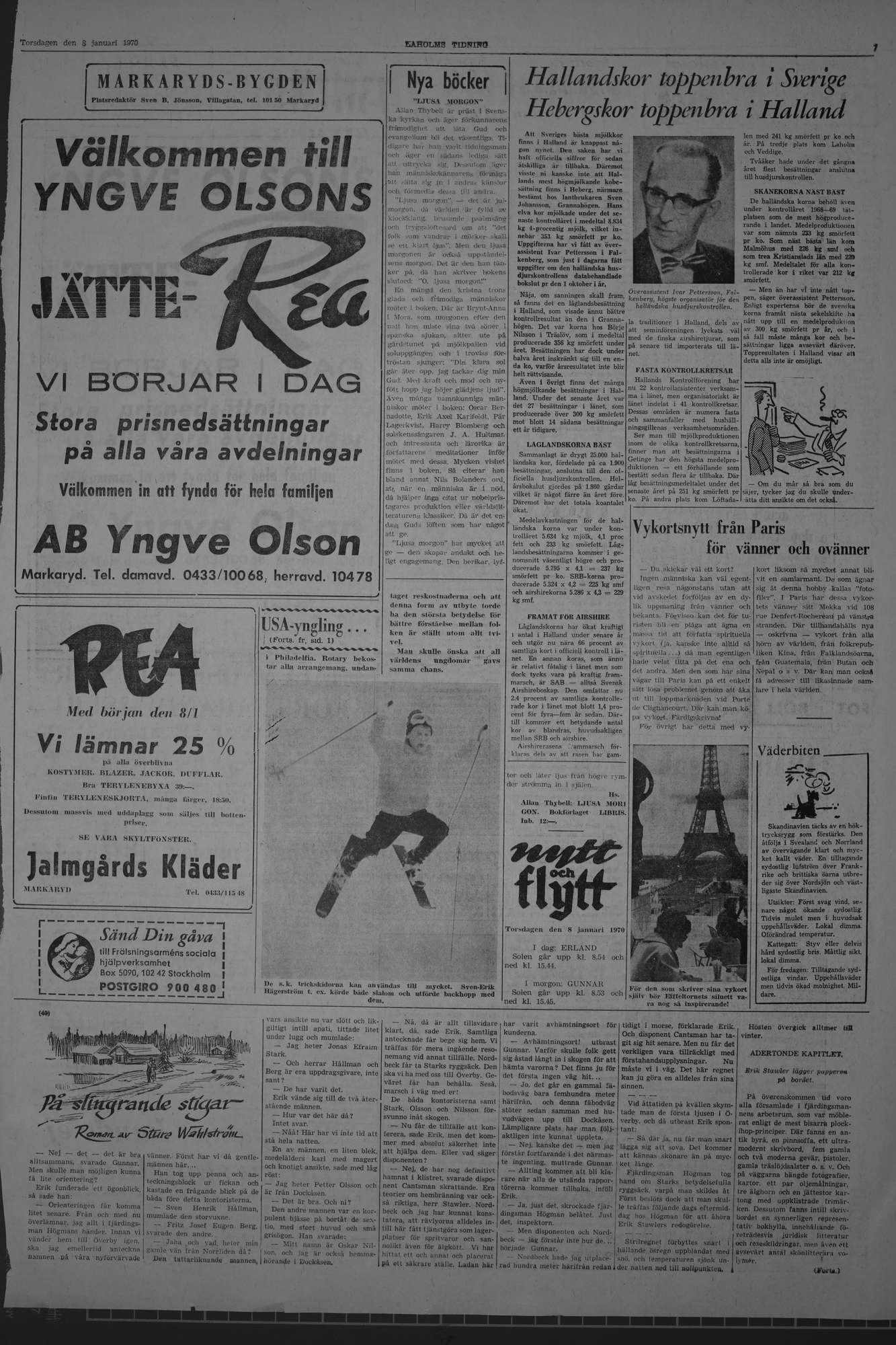 Laholms Tidning Torsdag 8 januari 1970, sida 7