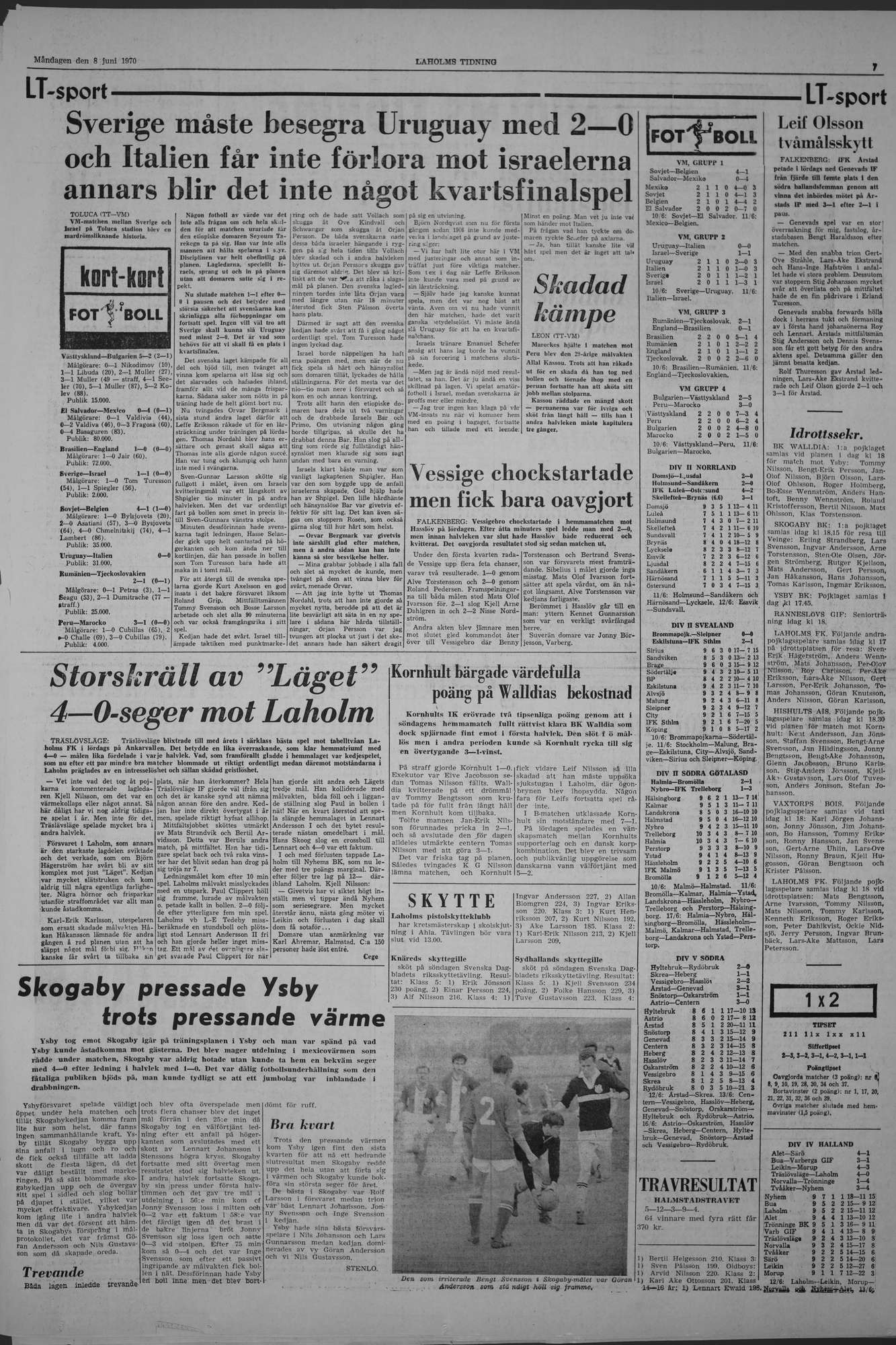 Laholms Tidning Måndag 8 juni 1970, sida 7