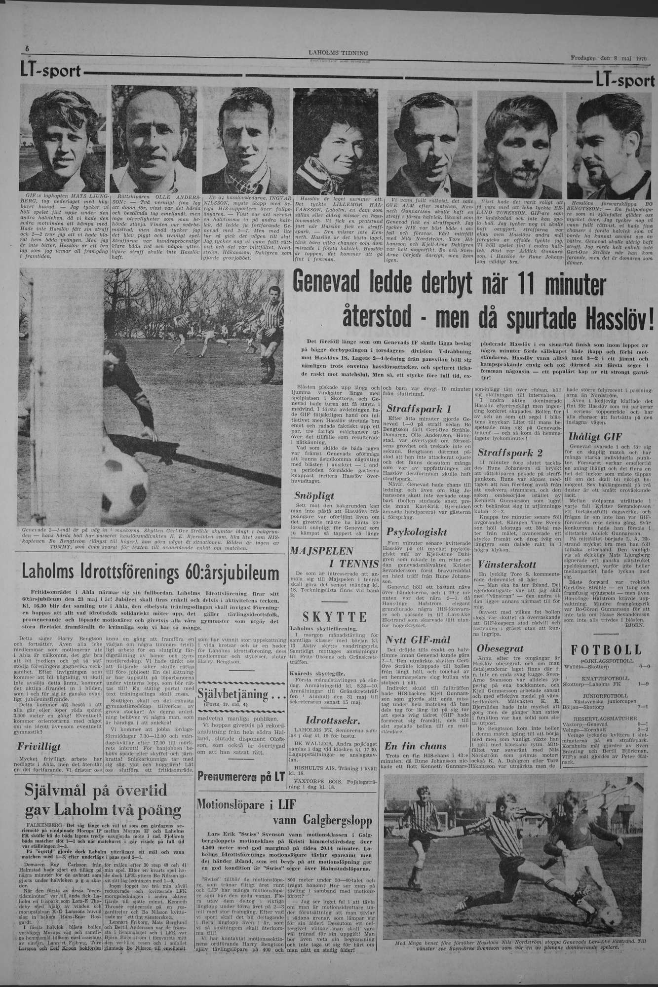 Laholms Tidning Fredag 8 maj 1970, sida 6