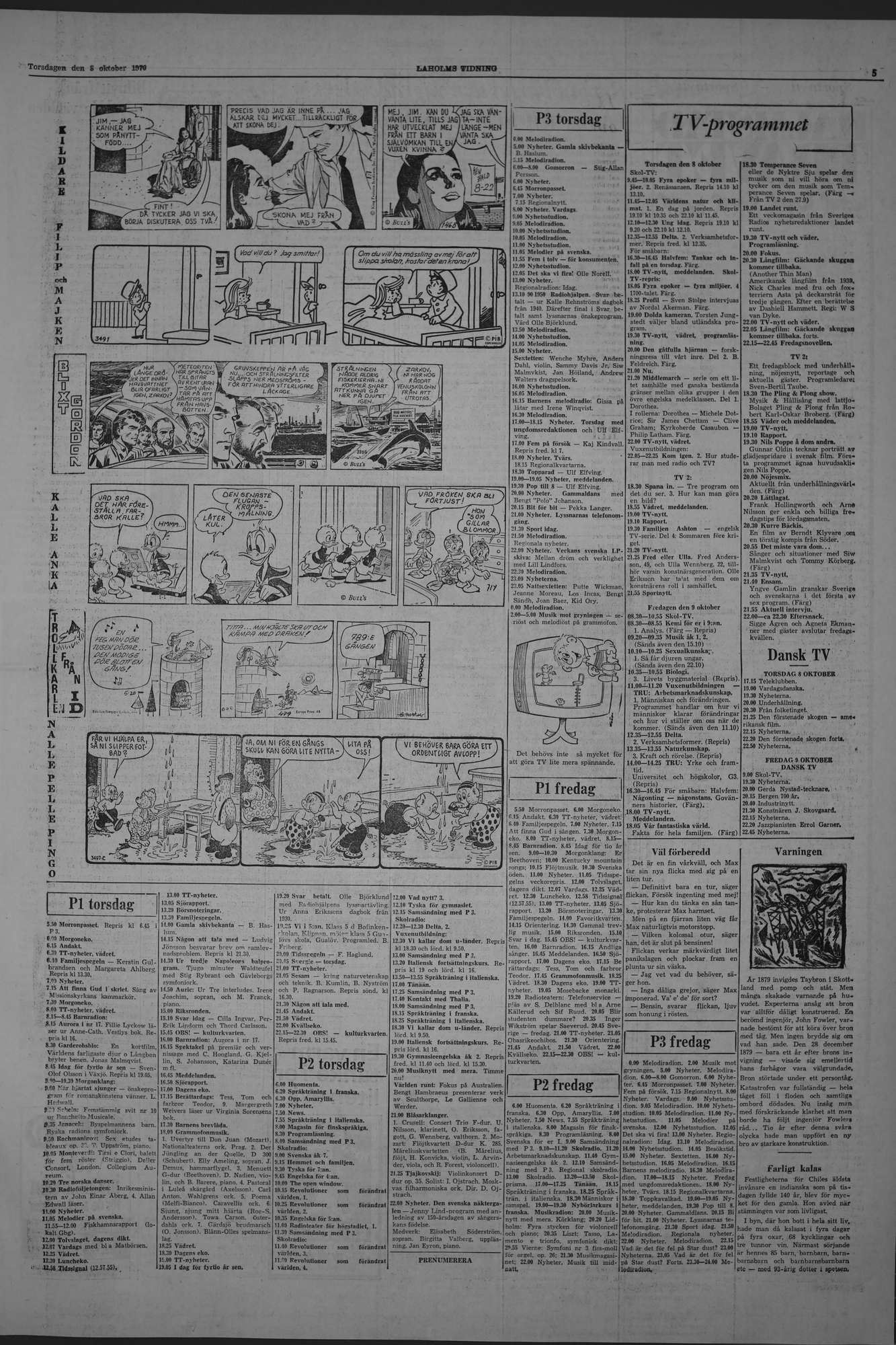 Laholms Tidning Torsdag 8 oktober 1970, sida 5