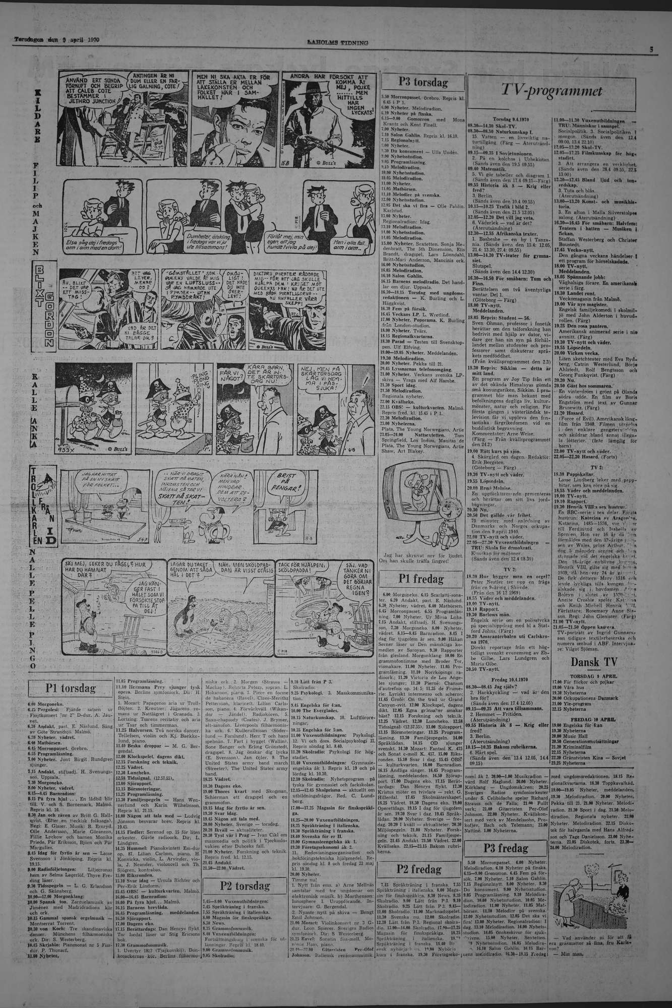 Laholms Tidning Torsdag 9 april 1970, sida 5