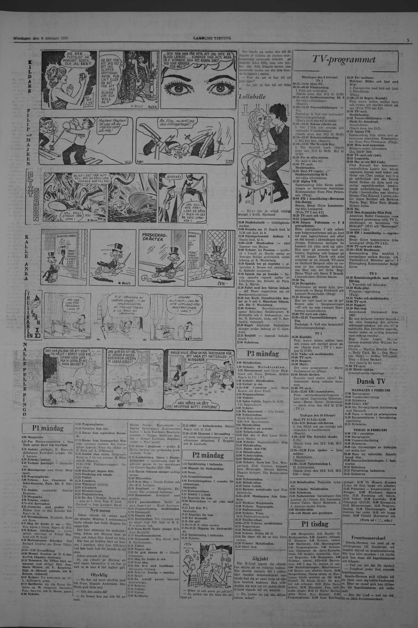 Laholms Tidning Måndag 9 februari 1970, sida 5