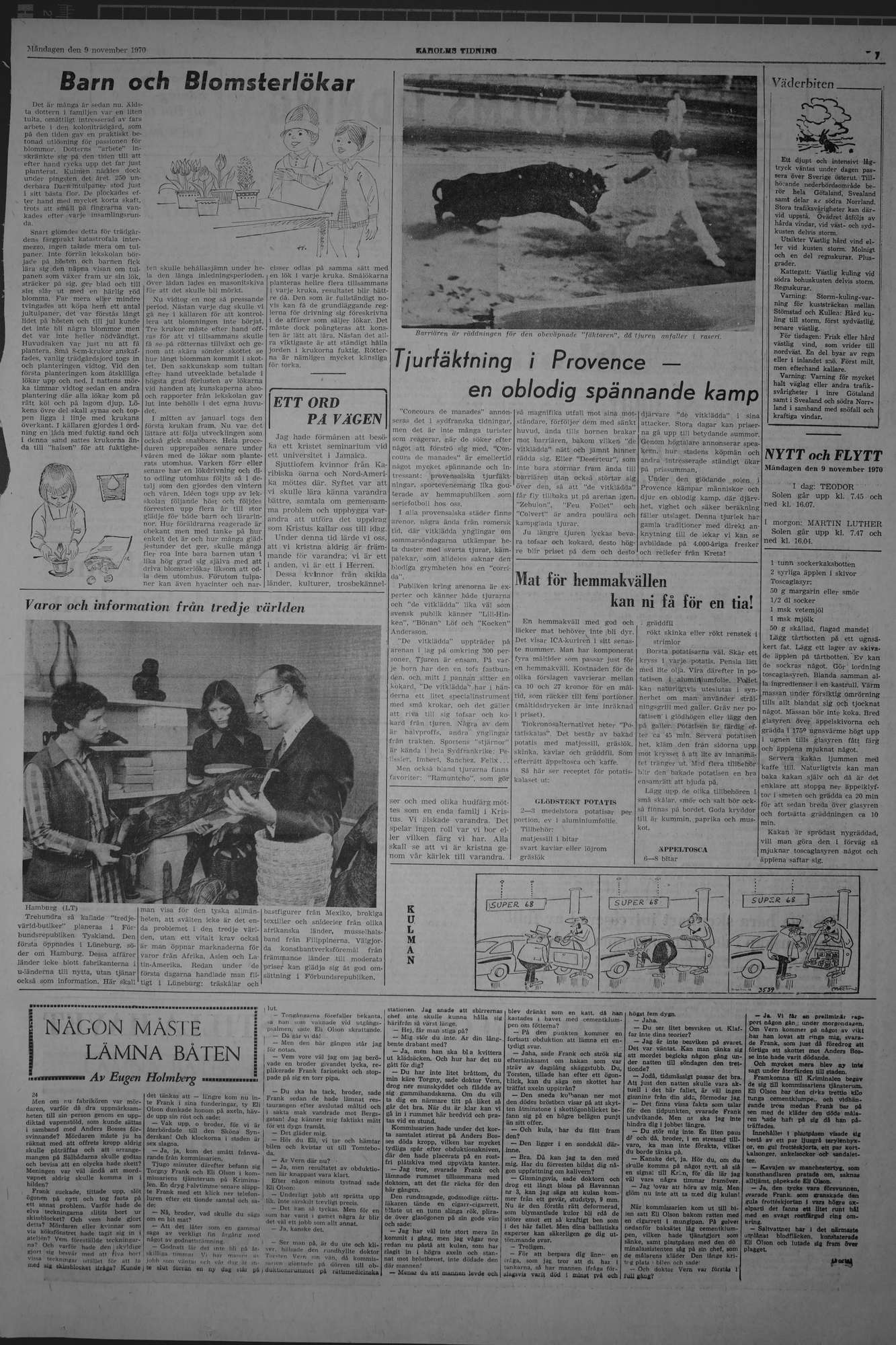 Laholms Tidning Måndag 9 november 1970, sida 7