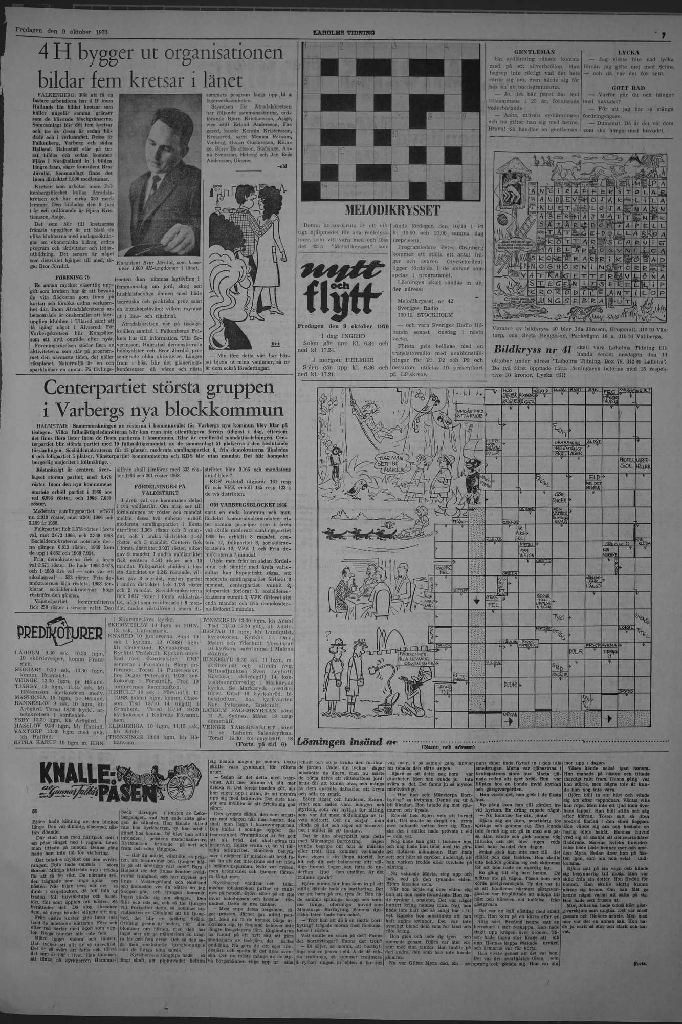 Laholms Tidning Fredag 9 oktober 1970, sida 7