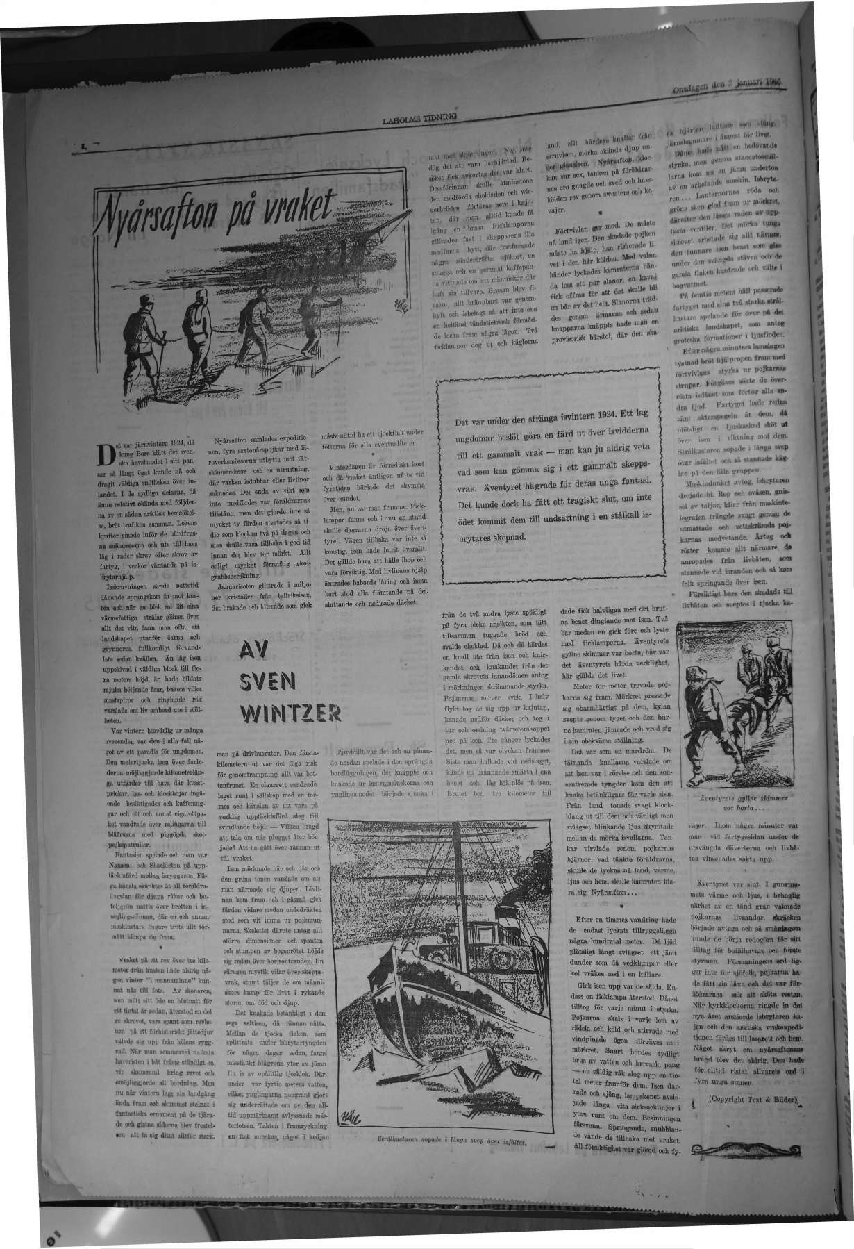 Laholms Tidning Onsdag 2 januari 1946, sida 4