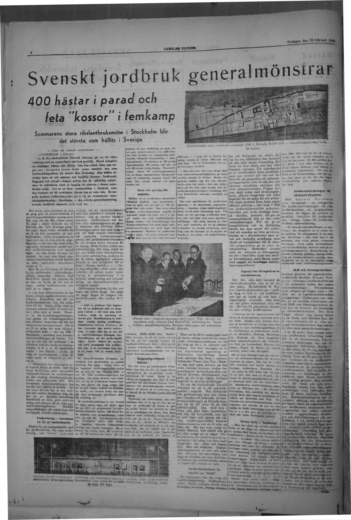 Laholms Tidning Tisdag 19 februari 1946, sida 4