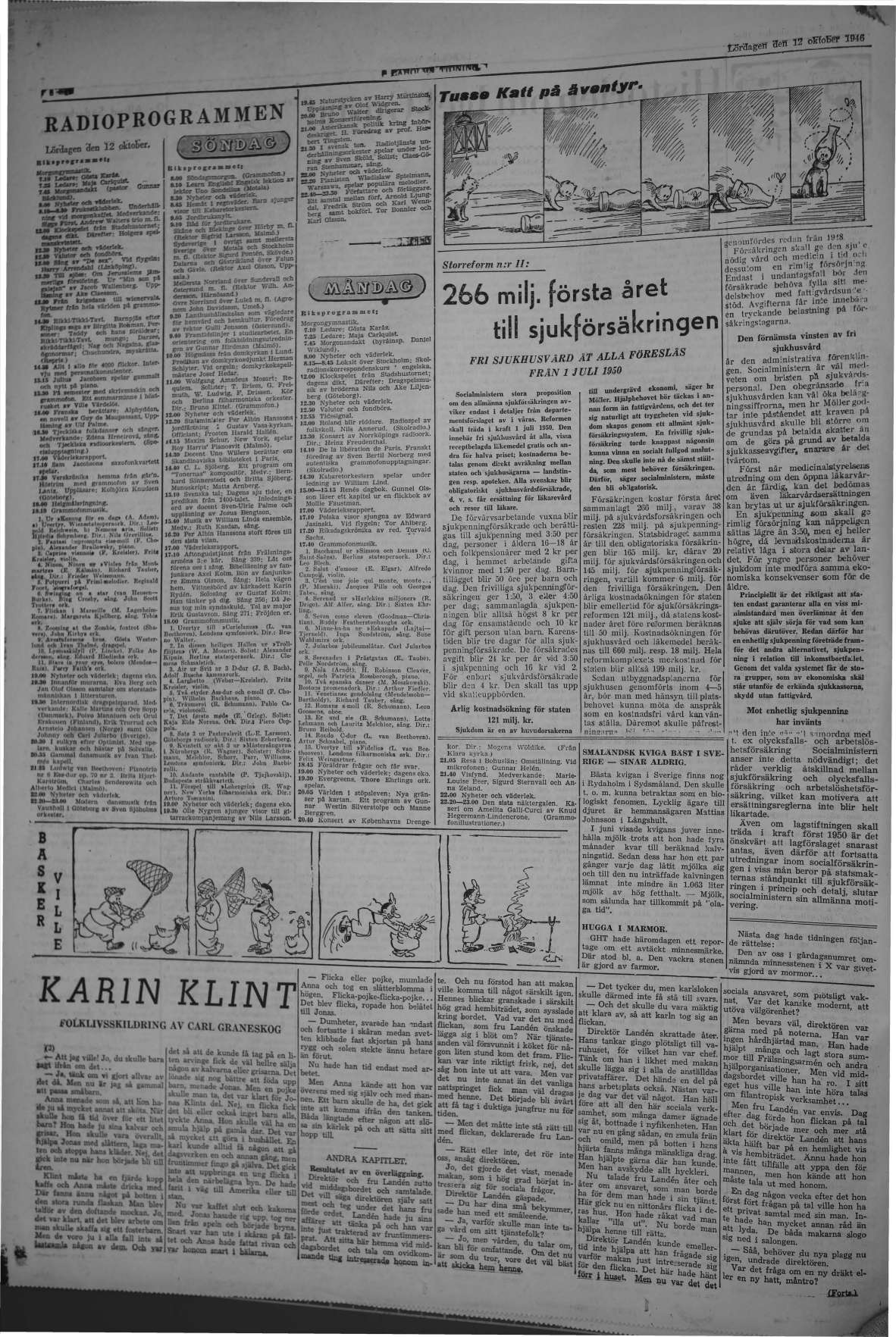 Laholms Tidning Lördag 12 oktober 1946, sida 8