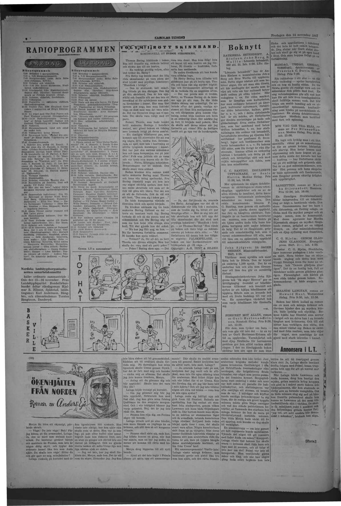 Laholms Tidning Fredag 14 november 1947, sida 6