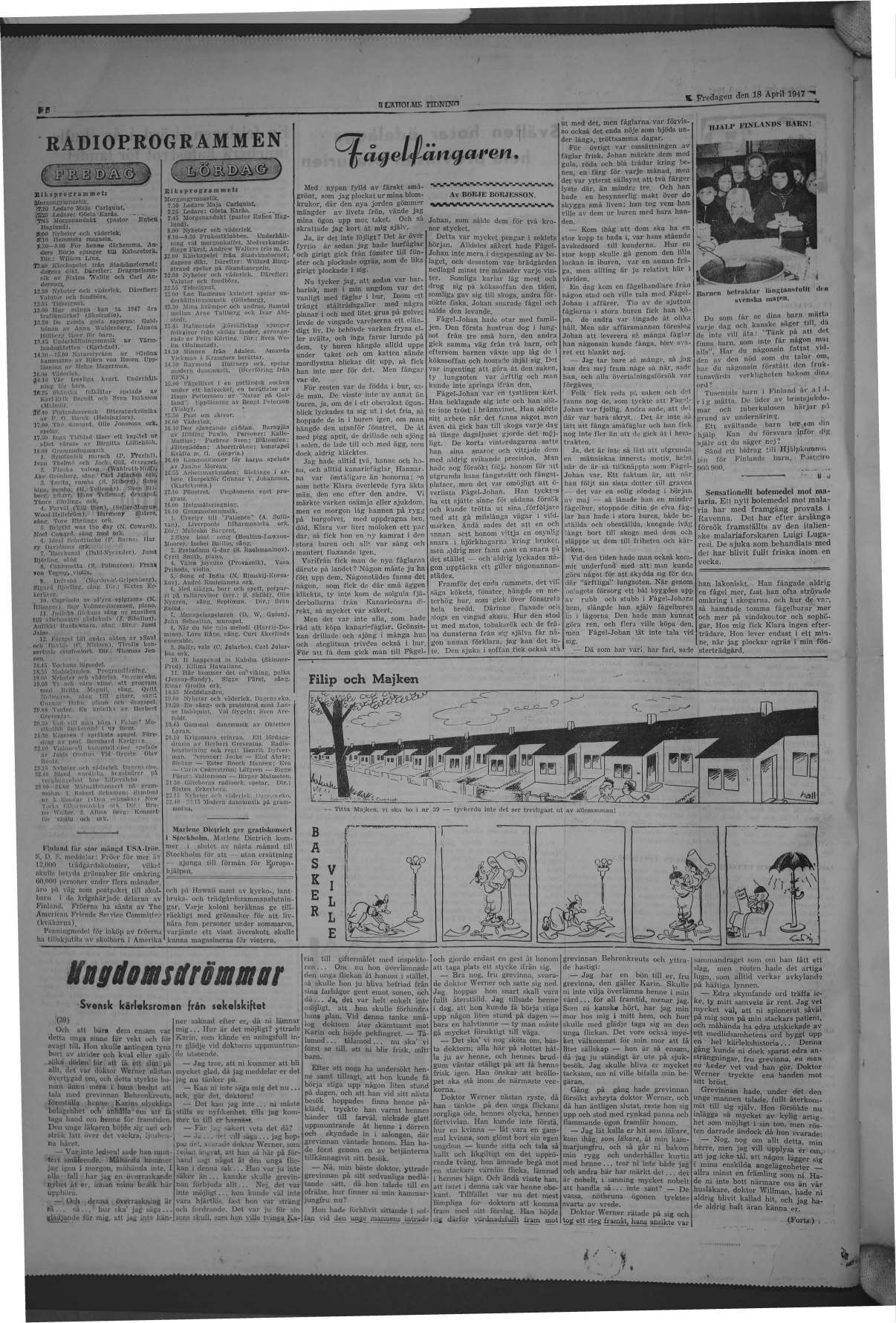 Laholms Tidning Fredag 18 april 1947, sida 8