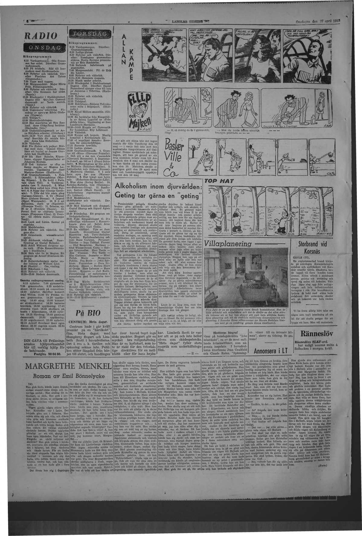 Laholms Tidning Onsdag 27 april 1949, sida 6