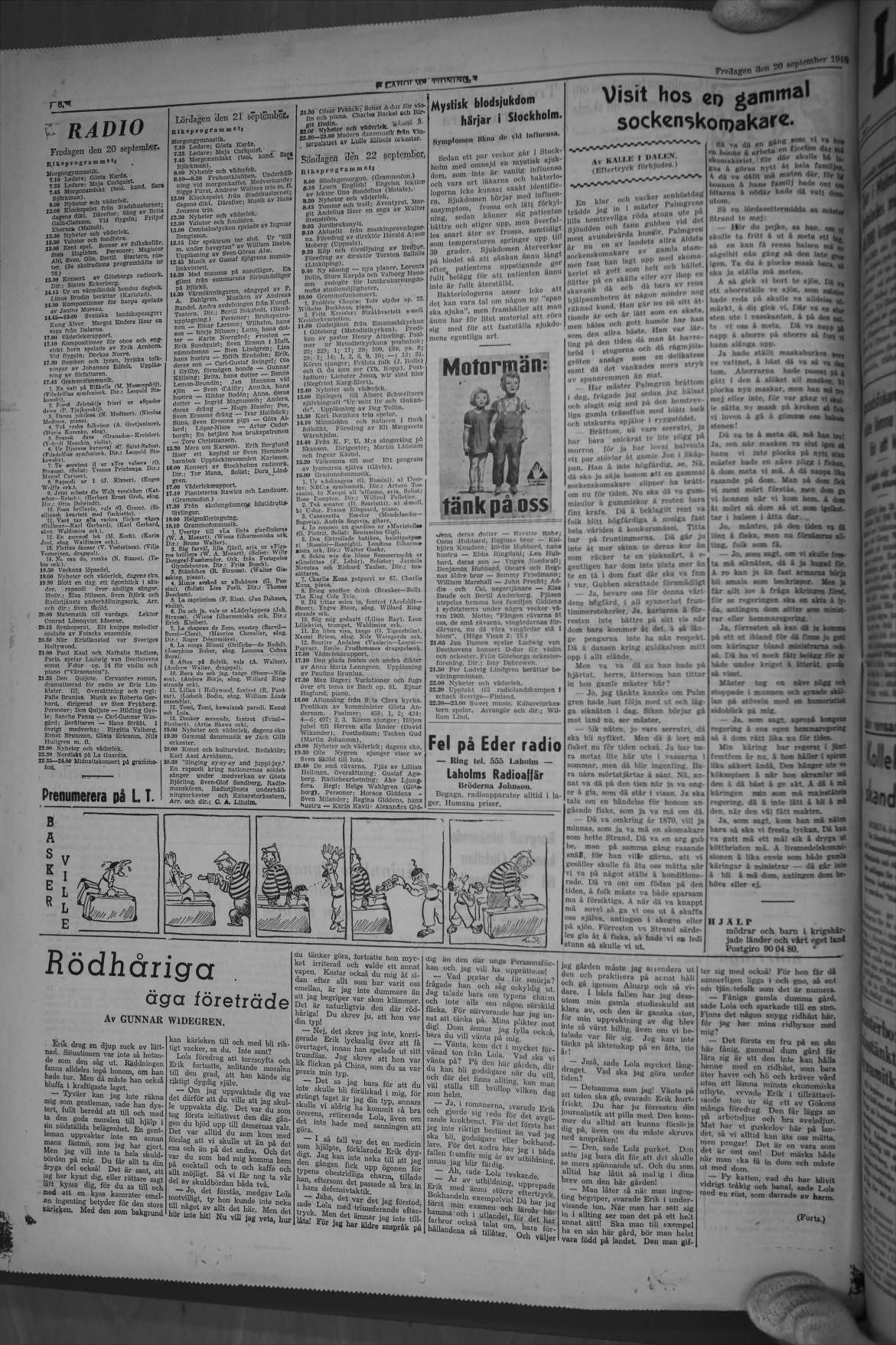 Laholms Tidning Fredag 20 september 1946, sida 6