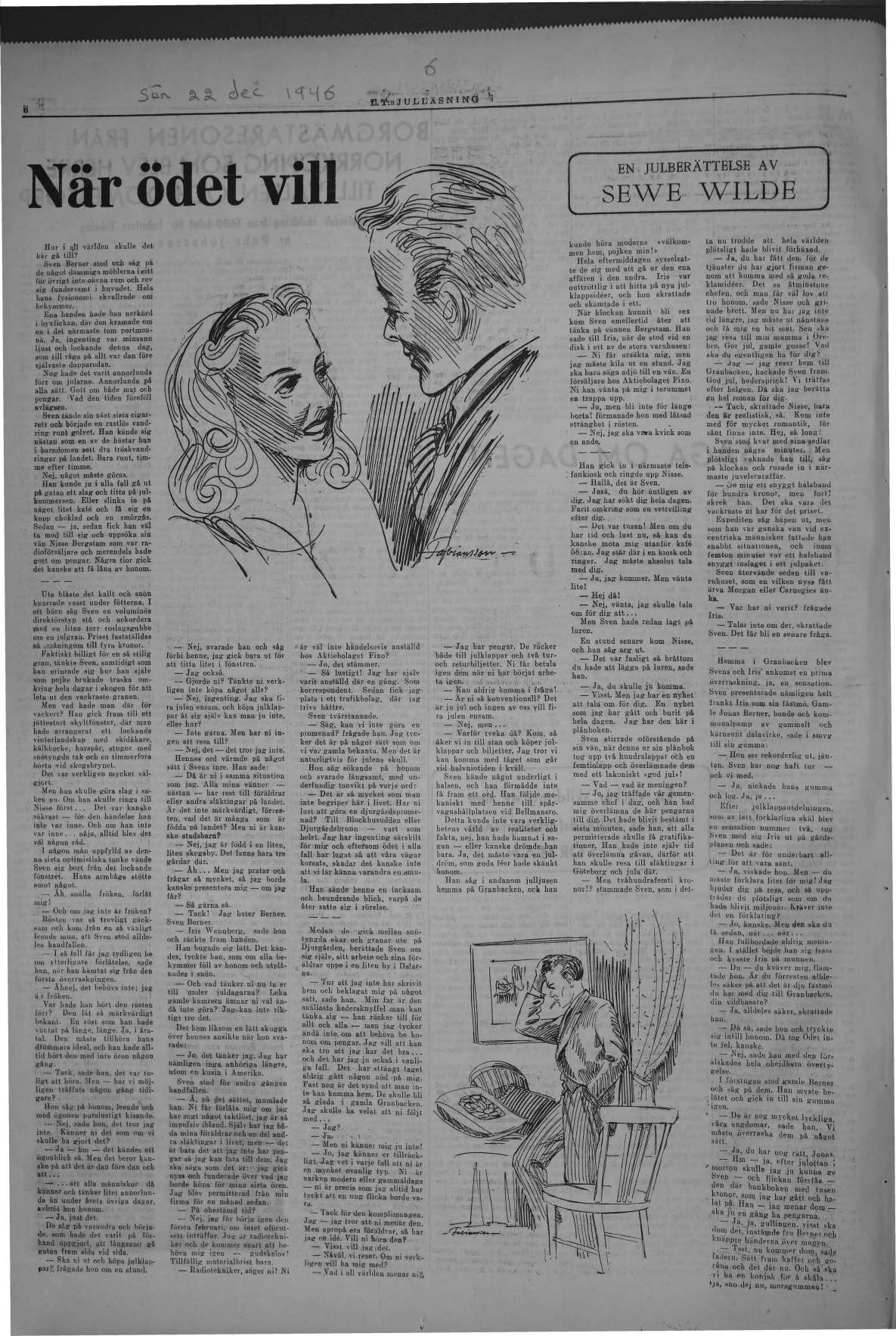 Laholms Tidning Söndag 22 december 1946, sida 6