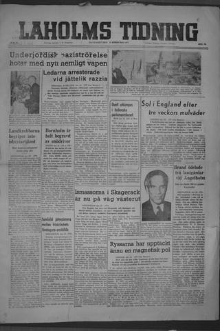 Förstasidan, Måndag 24 februari 1947