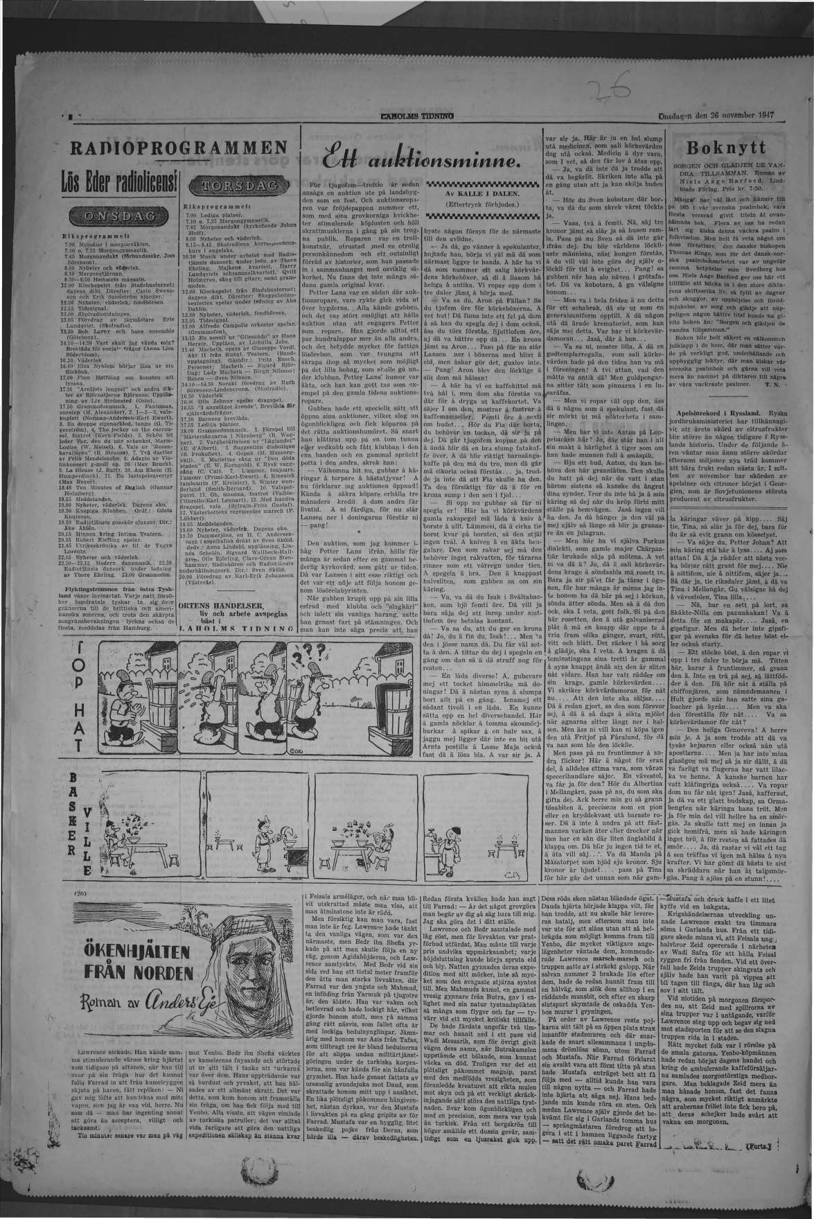 Laholms Tidning Onsdag 26 november 1947, sida 6