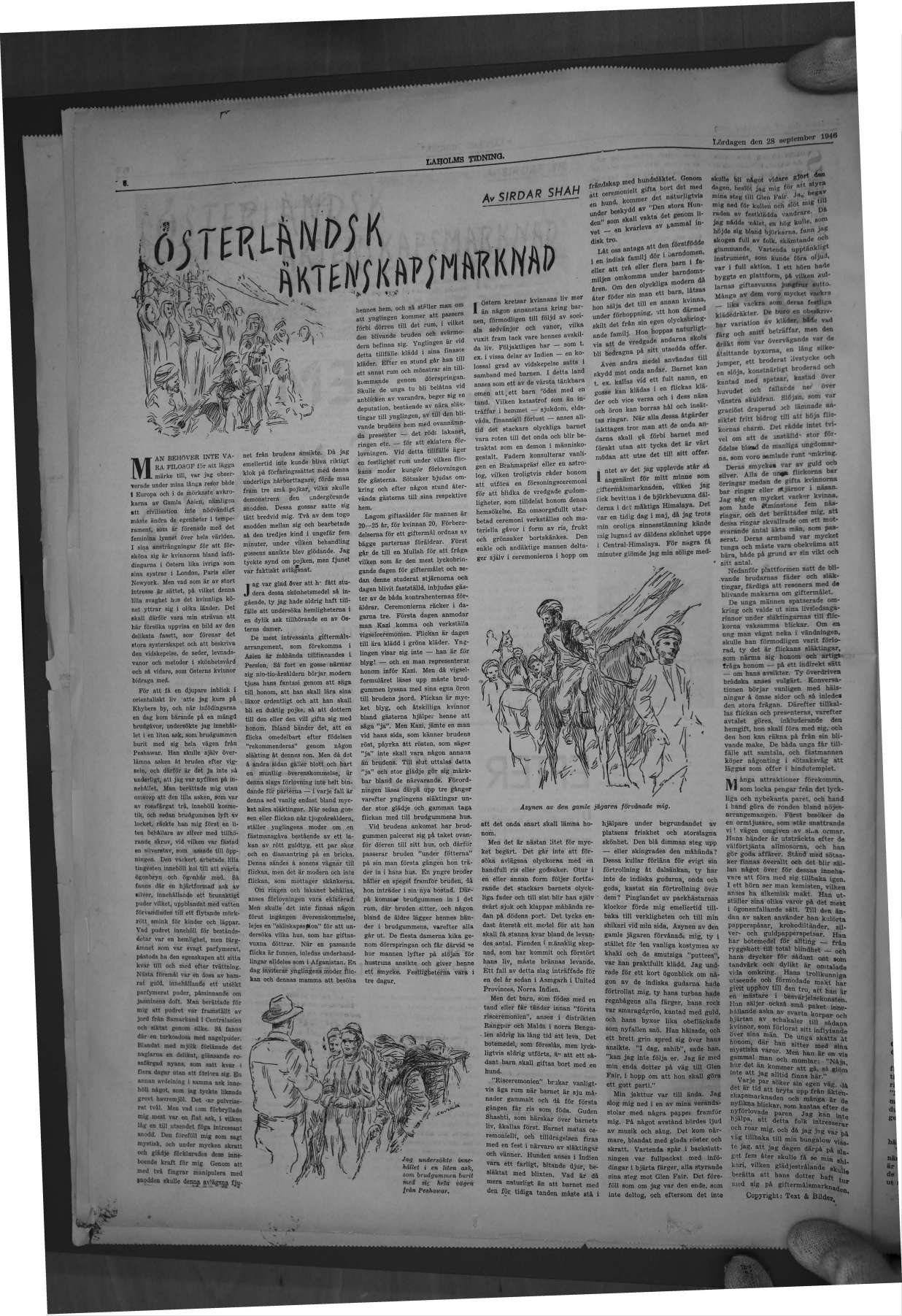 Laholms Tidning Lördag 28 september 1946, sida 6