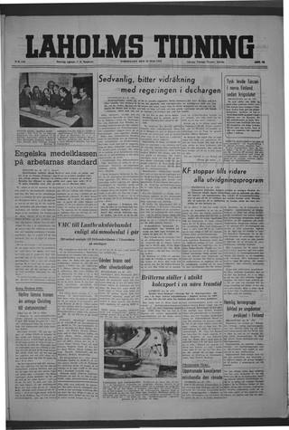 Förstasidan, Torsdag 29 maj 1947