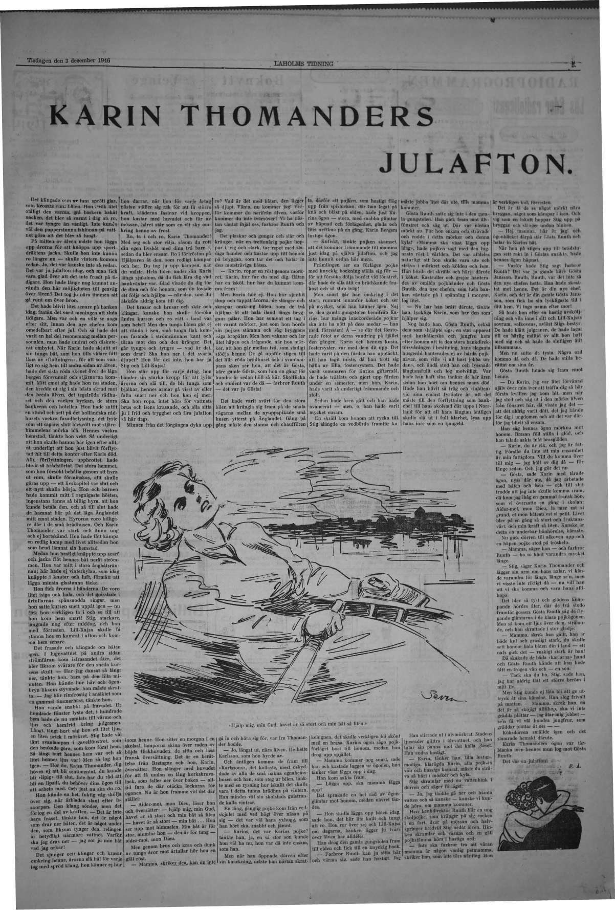 Laholms Tidning Tisdag 3 december 1946, sida 5