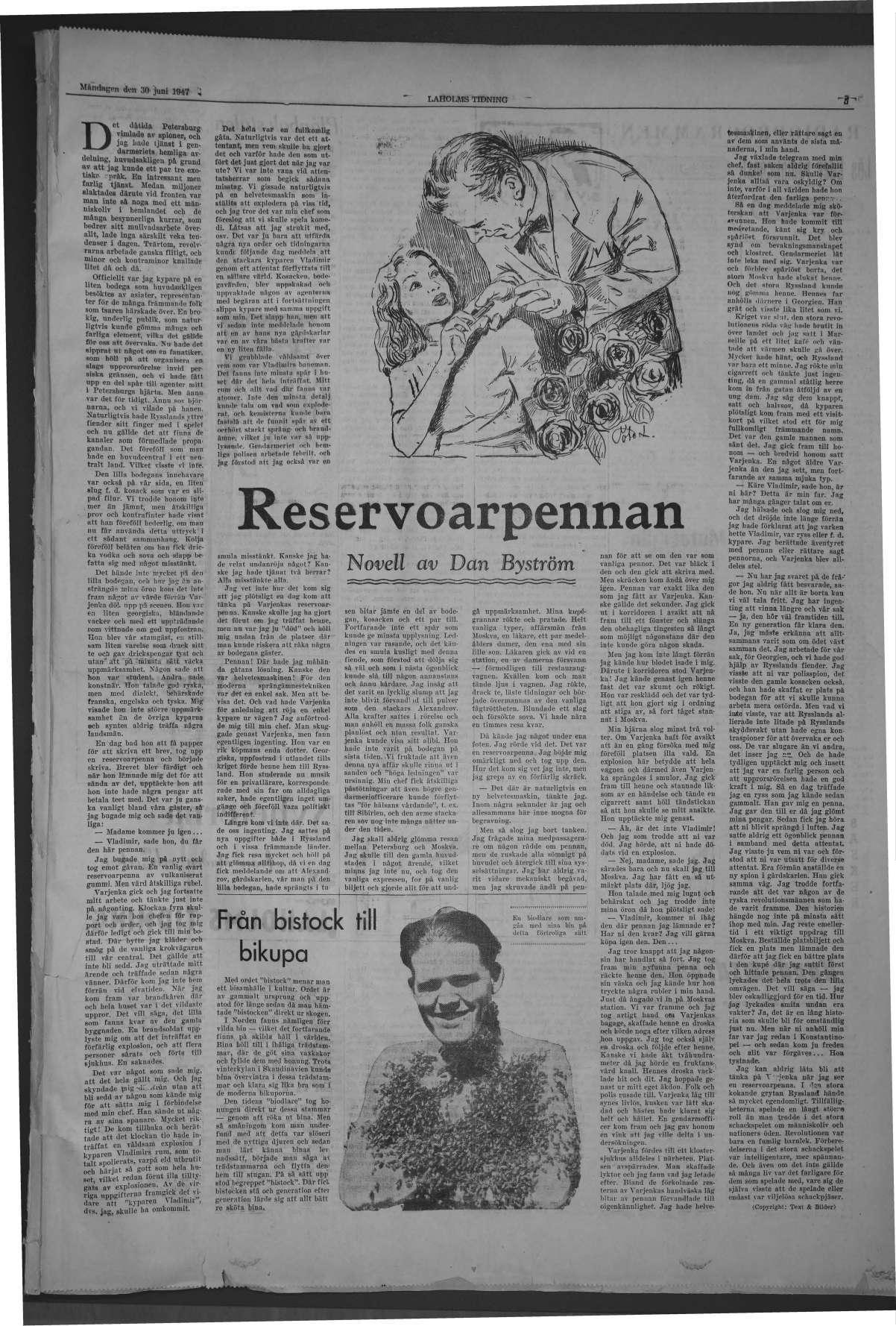 Laholms Tidning Måndag 30 juni 1947, sida 5