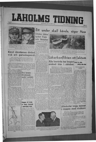 Förstasidan, Måndag 30 september 1946