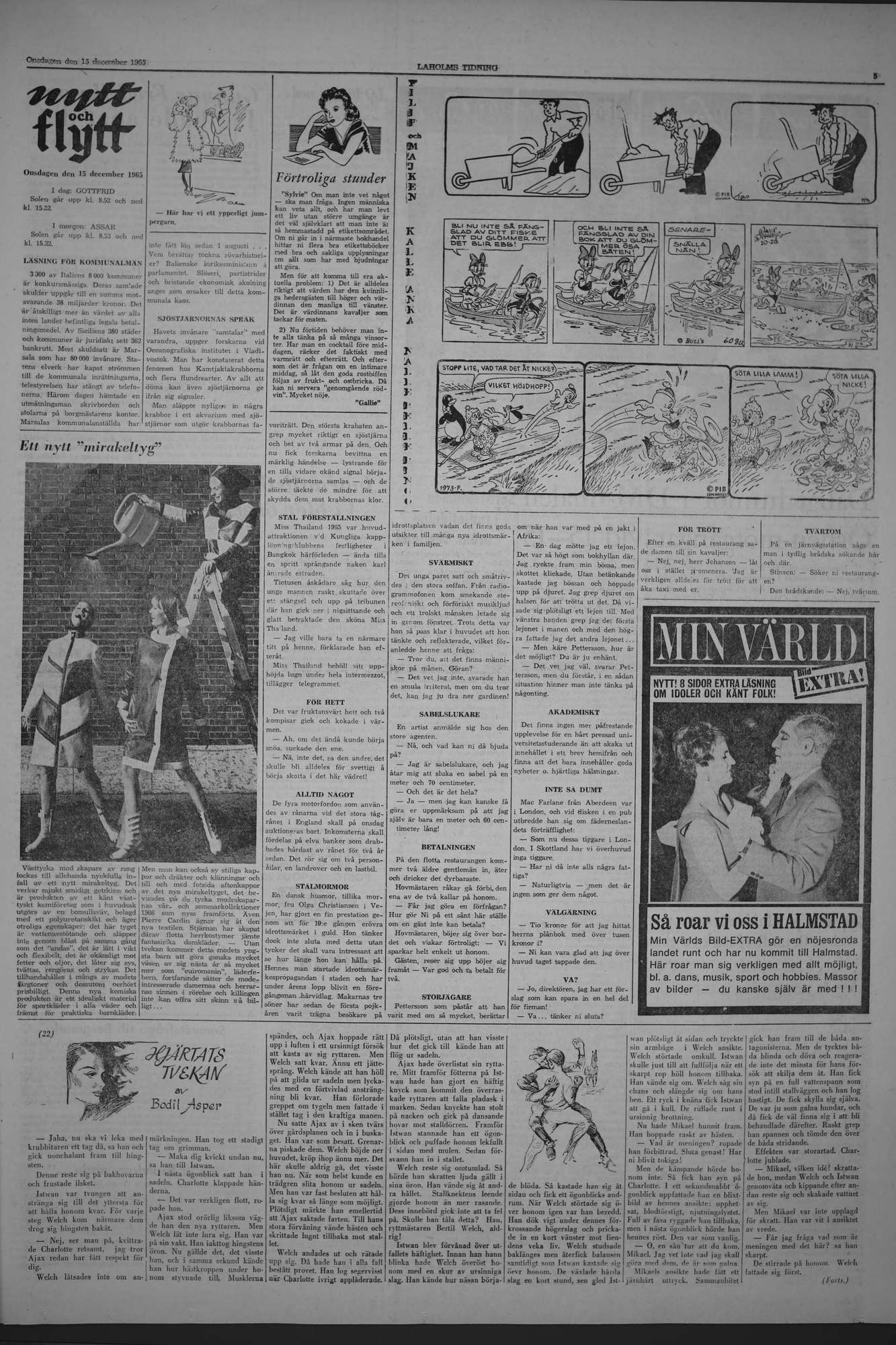 Laholms Tidning Onsdag 15 december 1965, sida 5