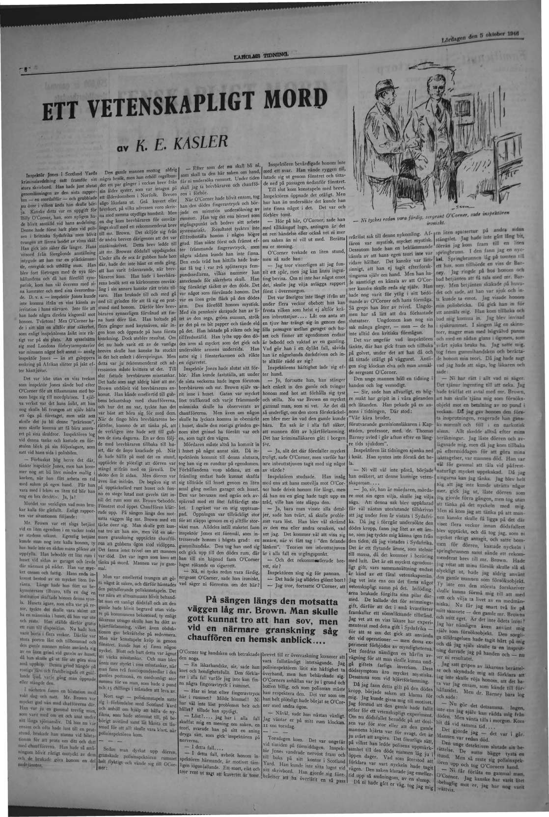 Laholms Tidning Lördag 5 oktober 1946, sida 6