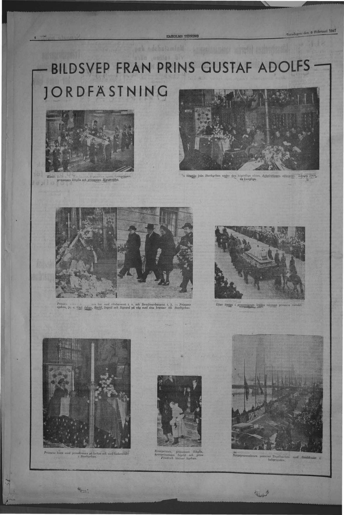 Laholms Tidning Torsdag 6 februari 1947, sida 4