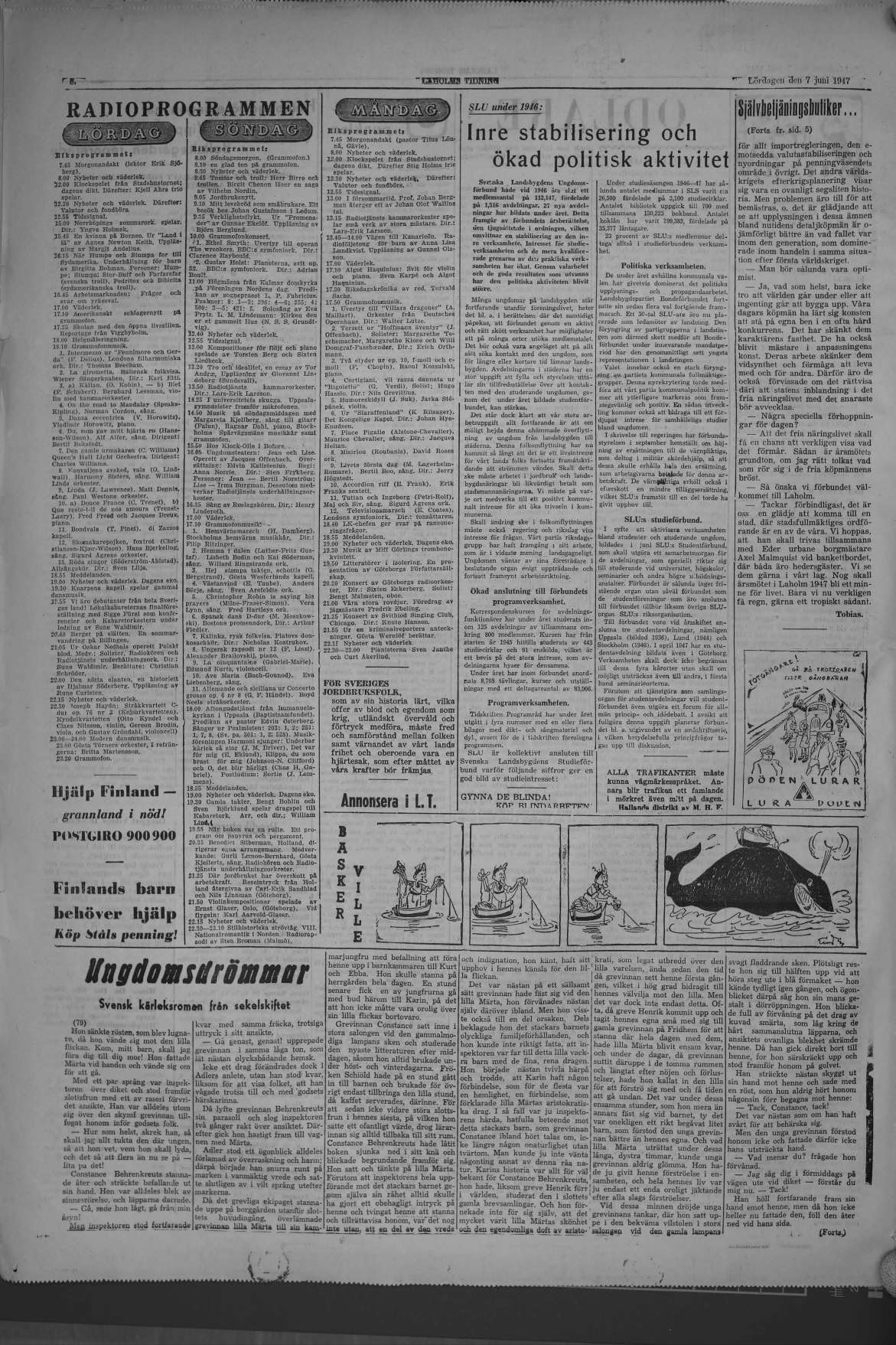 Laholms Tidning Lördag 7 juni 1947, sida 8