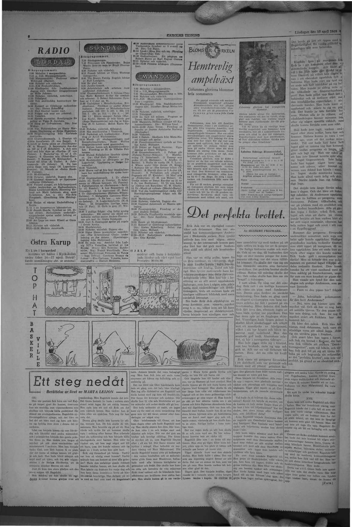 Laholms Tidning Lördag 10 april 1948, sida 8