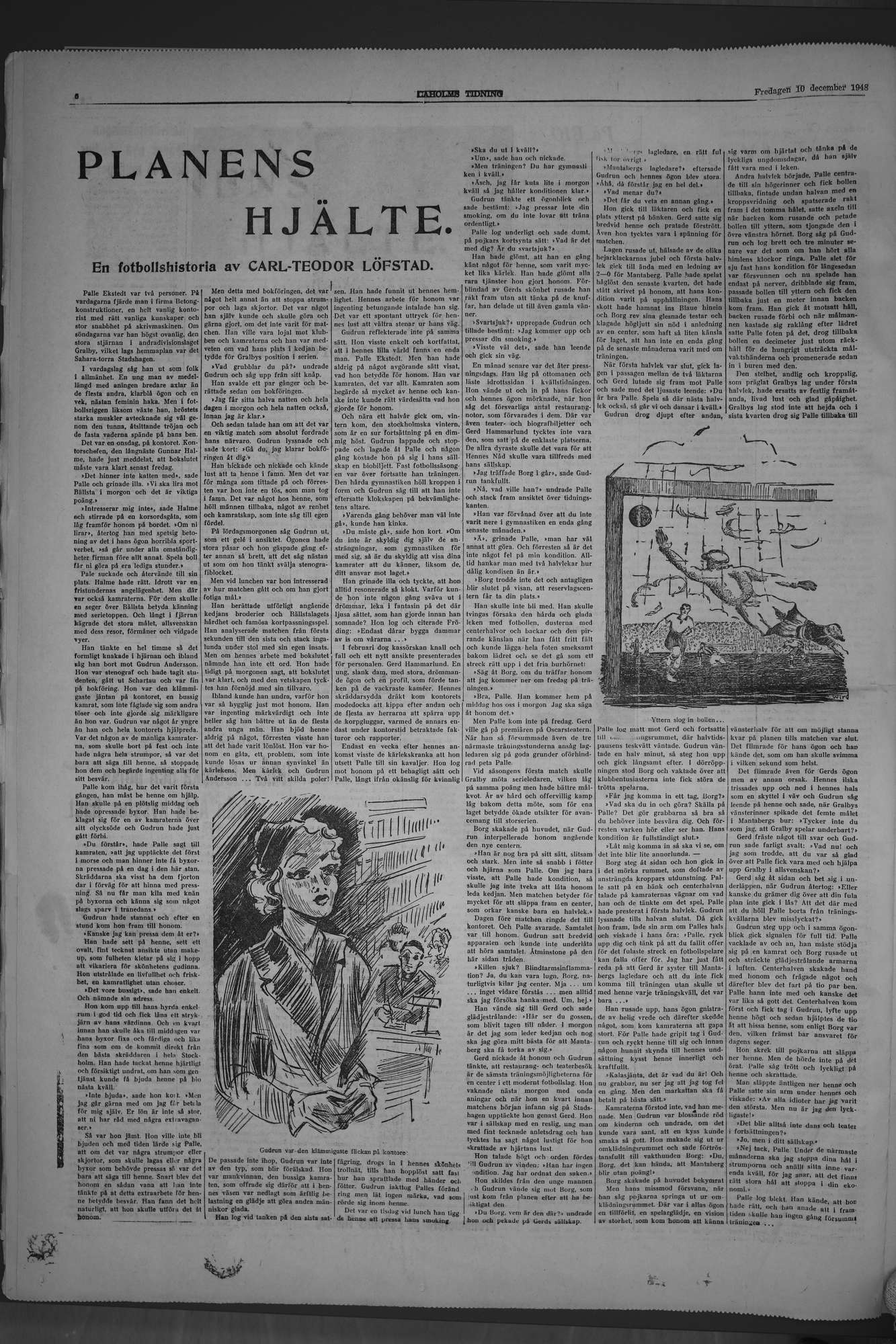 Laholms Tidning Fredag 10 december 1948, sida 6