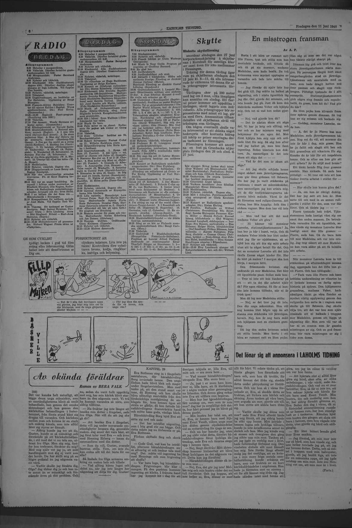 Laholms Tidning Fredag 11 juni 1948, sida 6