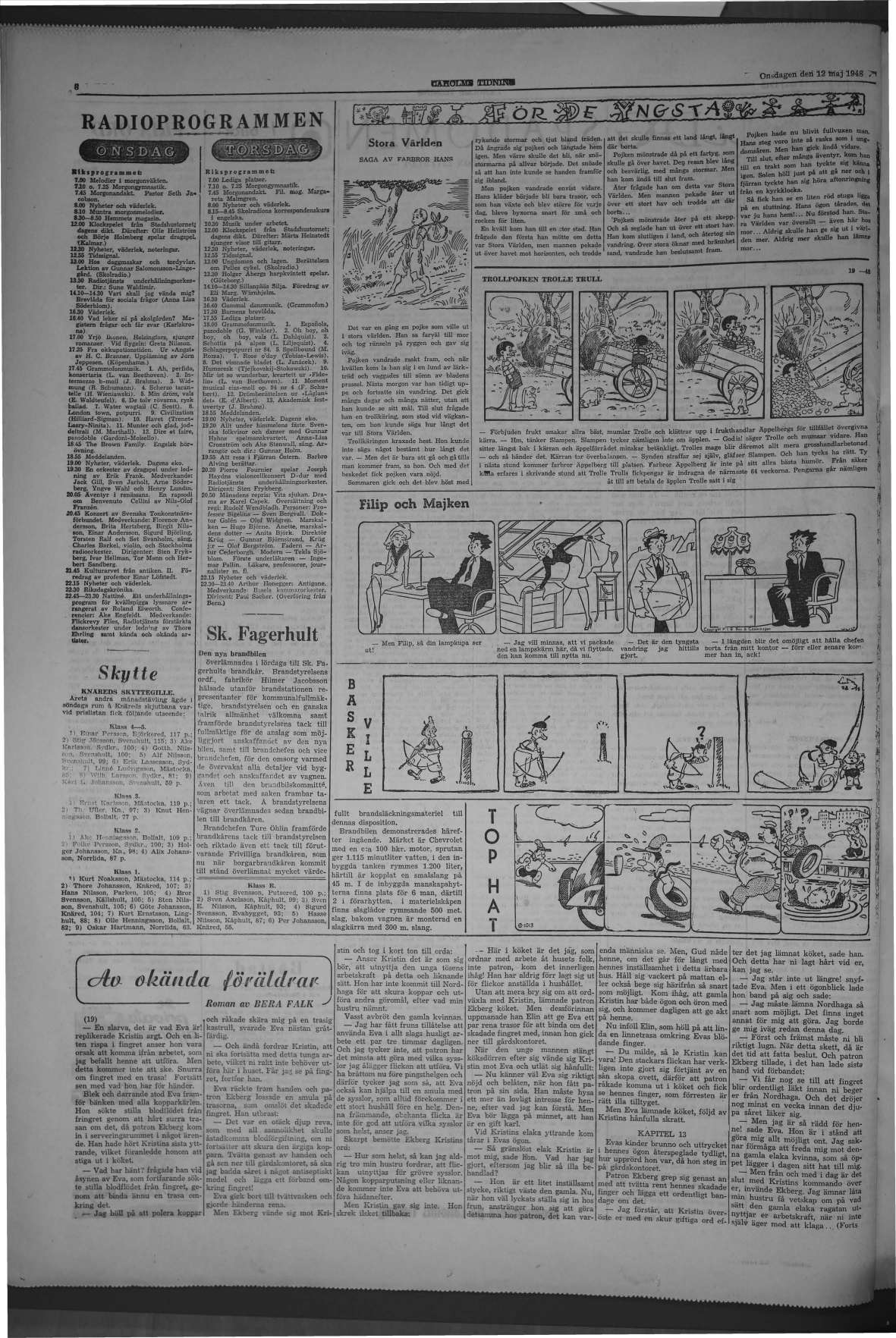 Laholms Tidning Onsdag 12 maj 1948, sida 8